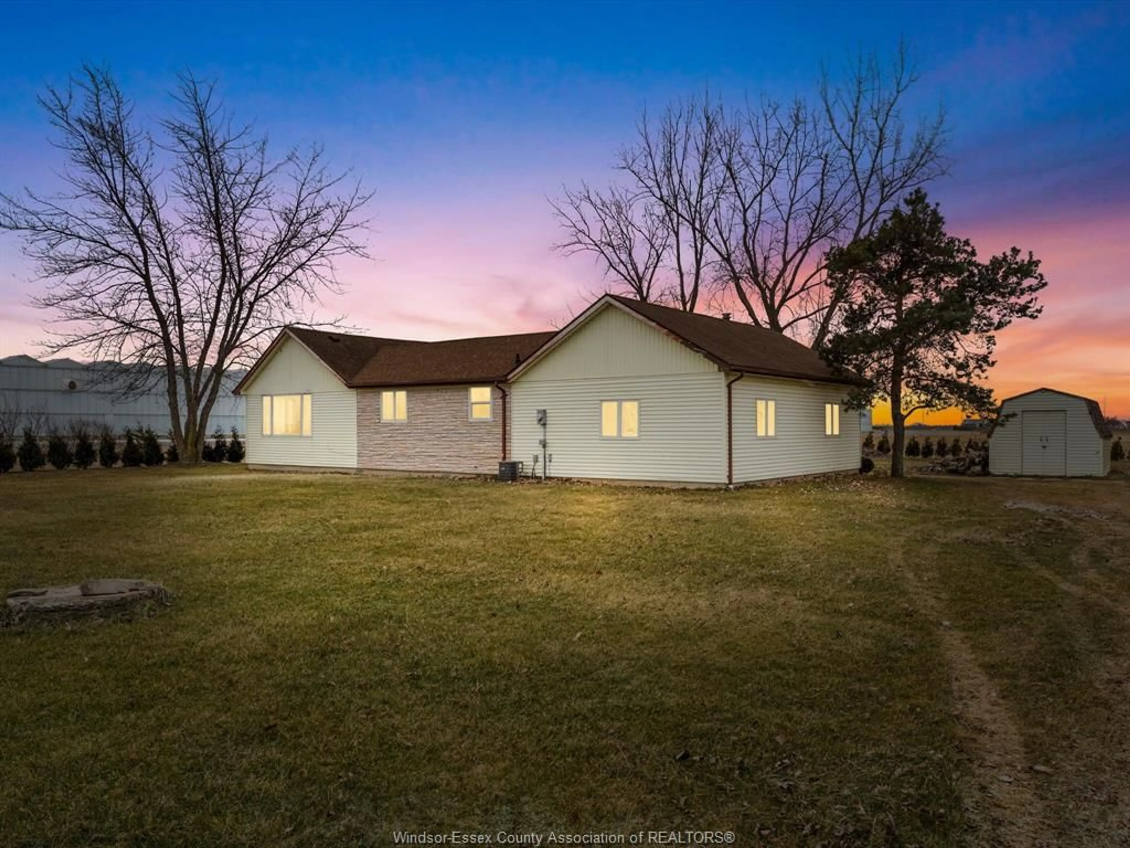 A pic from outside/outdoor area/front of a property/back of a property/a pic from drone, unknown for 1175 Highway 77, Leamington Ontario N0P 2J0