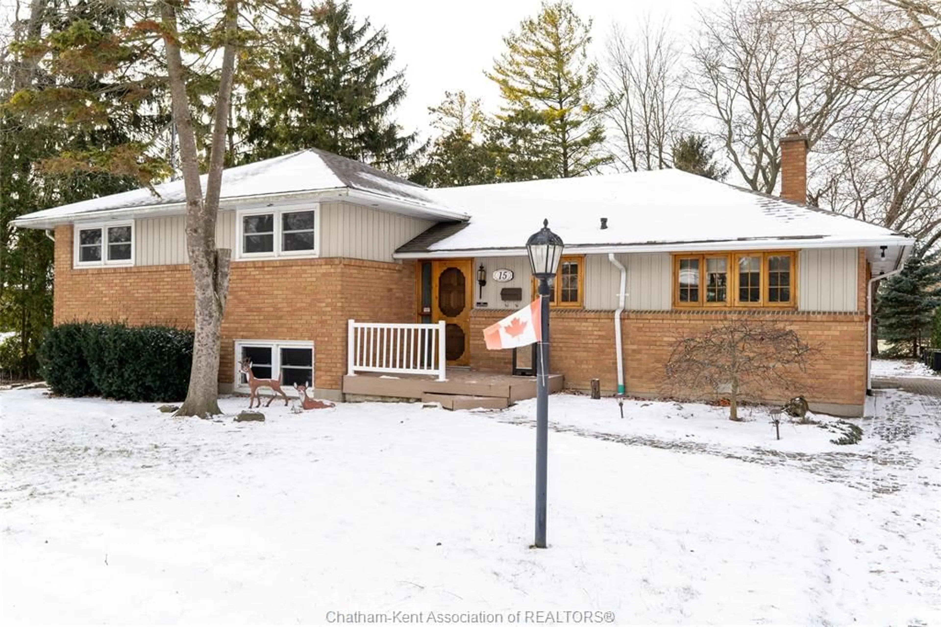 Home with brick exterior material, street for 15 Detroit Dr, Chatham Ontario N7M 2M2