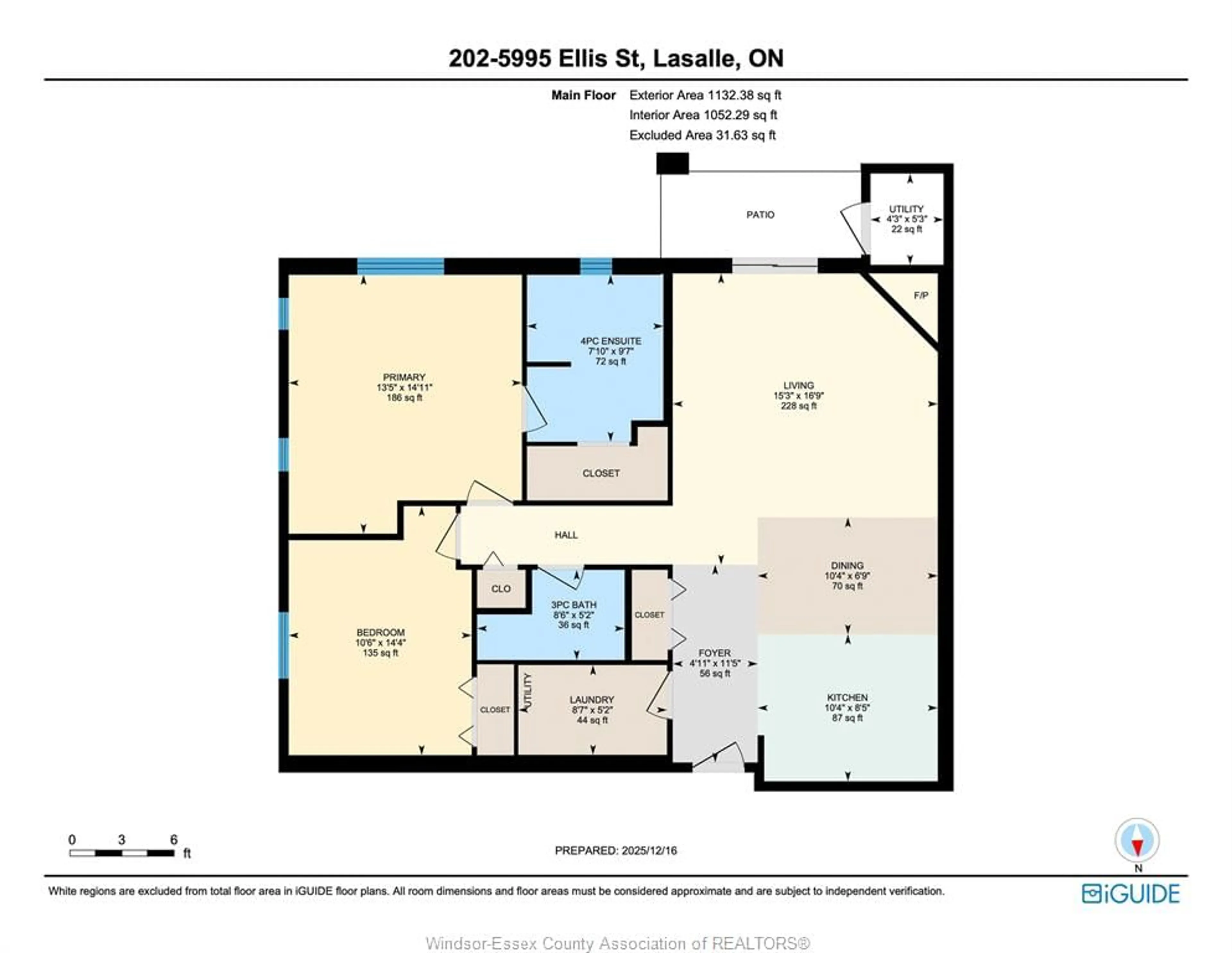 Floor plan for 5995 Ellis St, LaSalle Ontario N9H 2P1