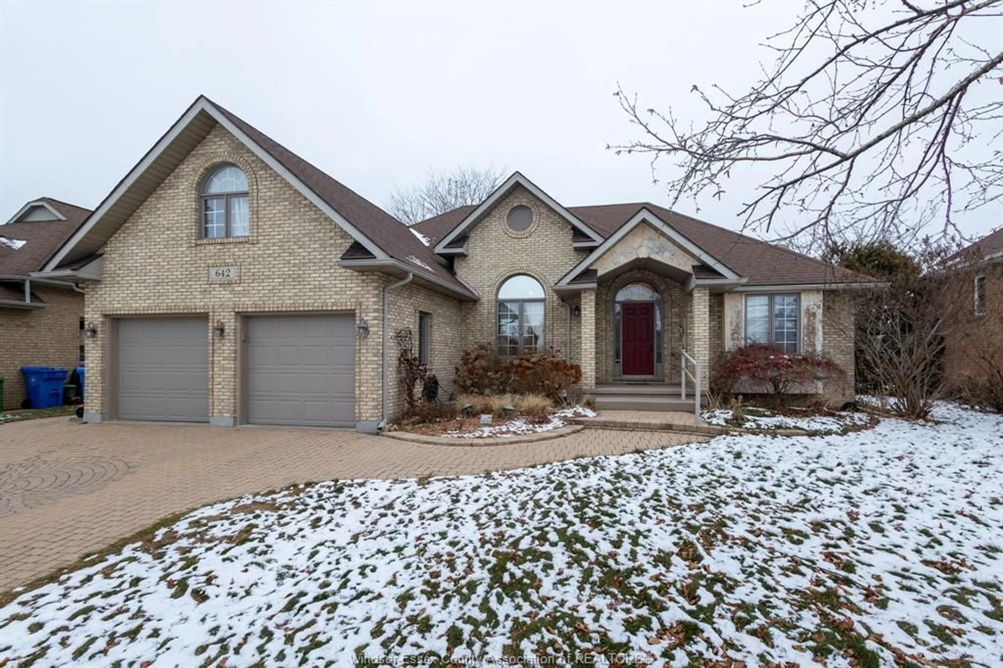 Home with brick exterior material, street for 642 LAKE TRAIL Dr, Windsor Ontario N9G 2M3