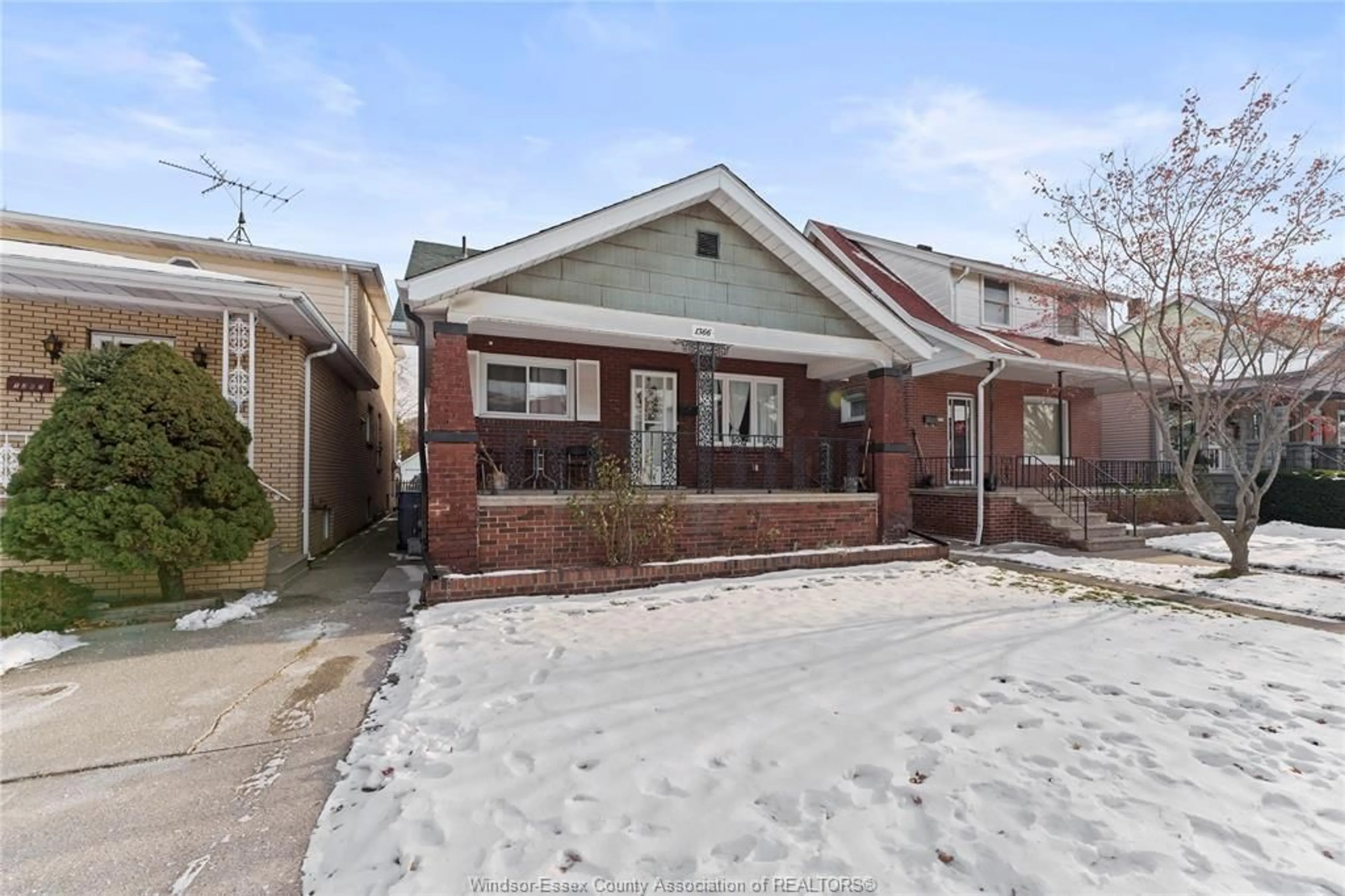 Home with brick exterior material, street for 1366 Moy Ave, Windsor Ontario N8X 4S6