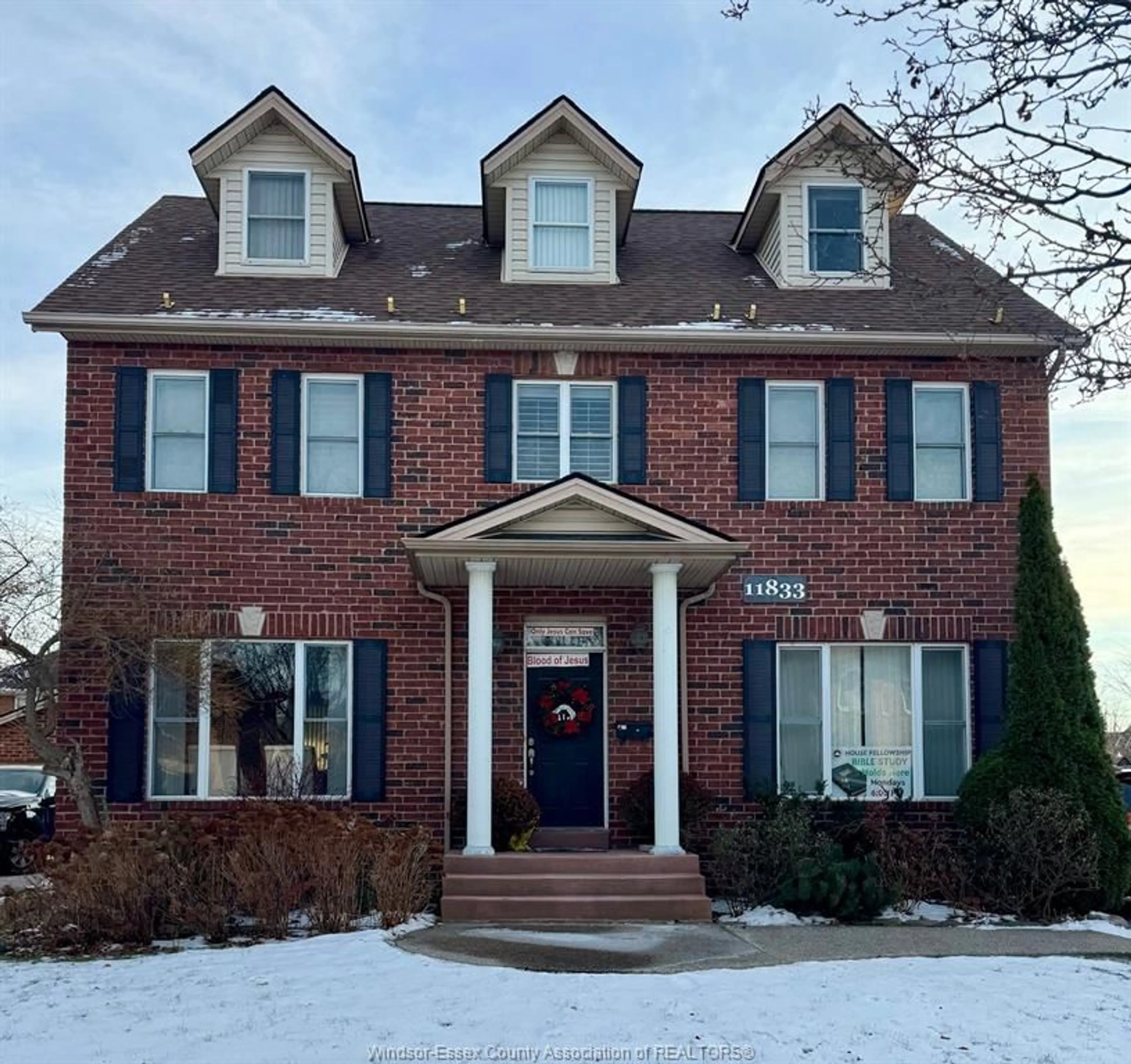 Home with brick exterior material, street for 11833 SAVANNA St, Windsor Ontario N8P 1P2