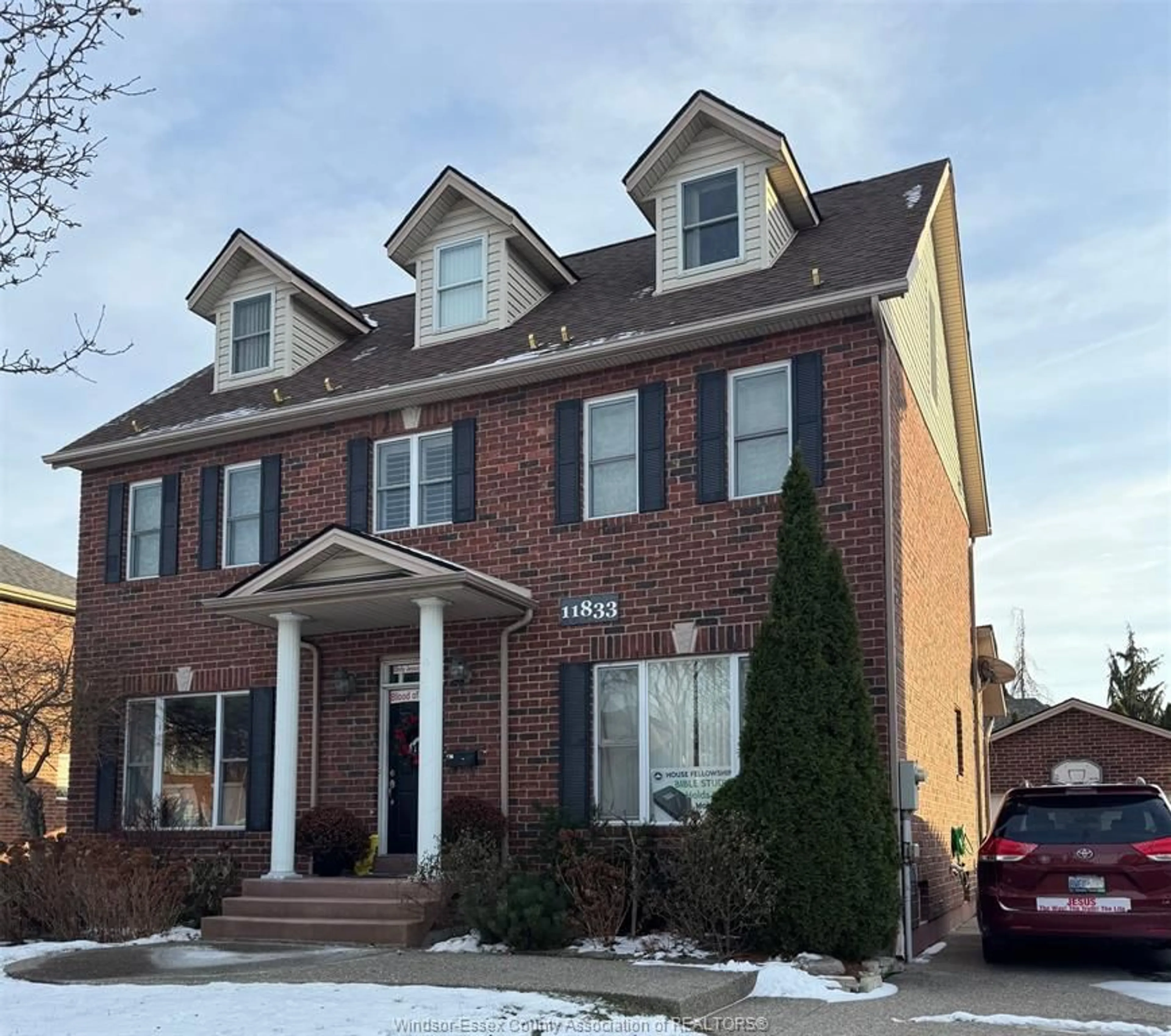 Home with brick exterior material, street for 11833 SAVANNA St, Windsor Ontario N8P 1P2