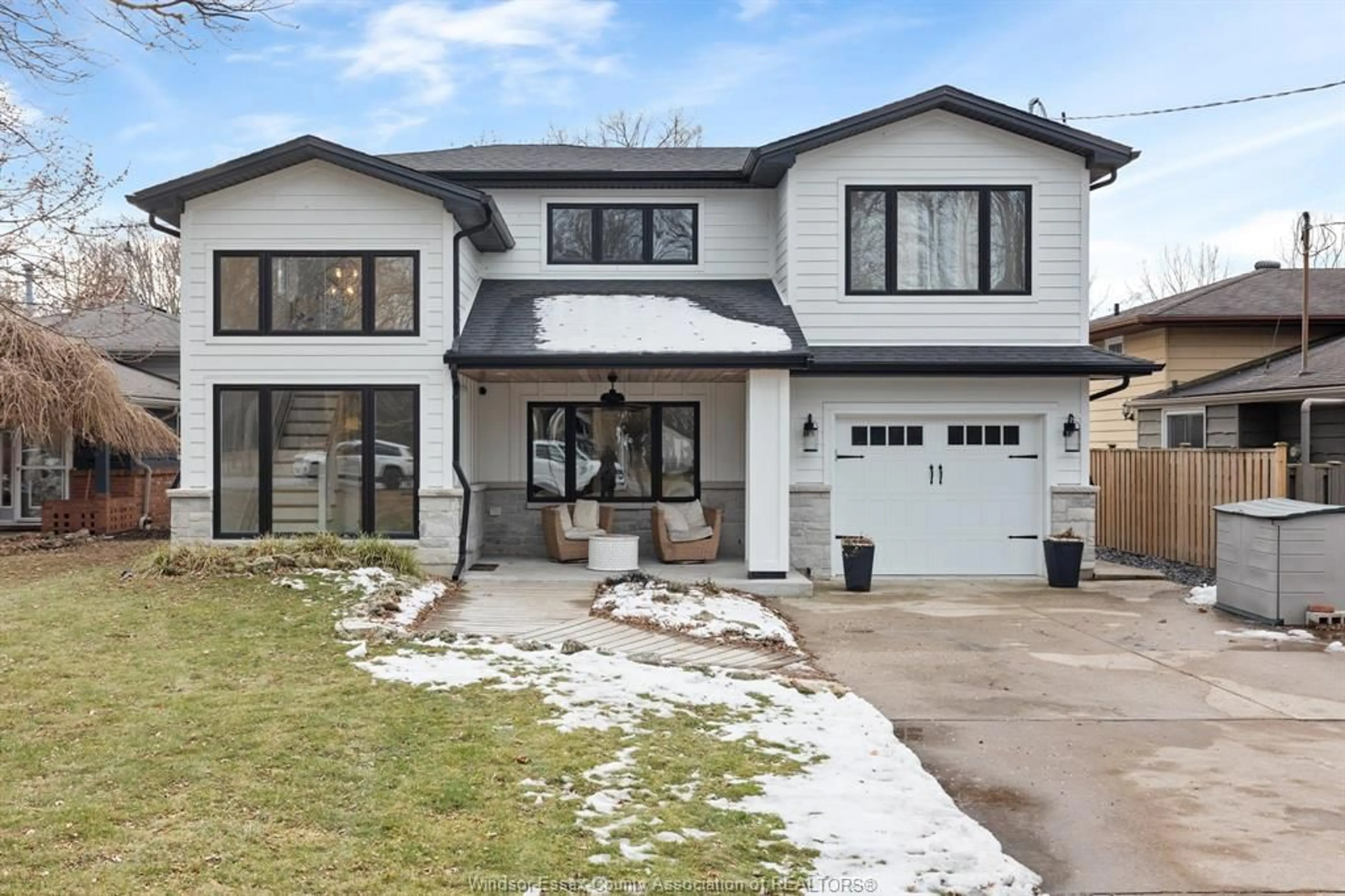 Home with brick exterior material, street for 845 OLD TECUMSEH Rd, Lakeshore Ontario N8L 0C3