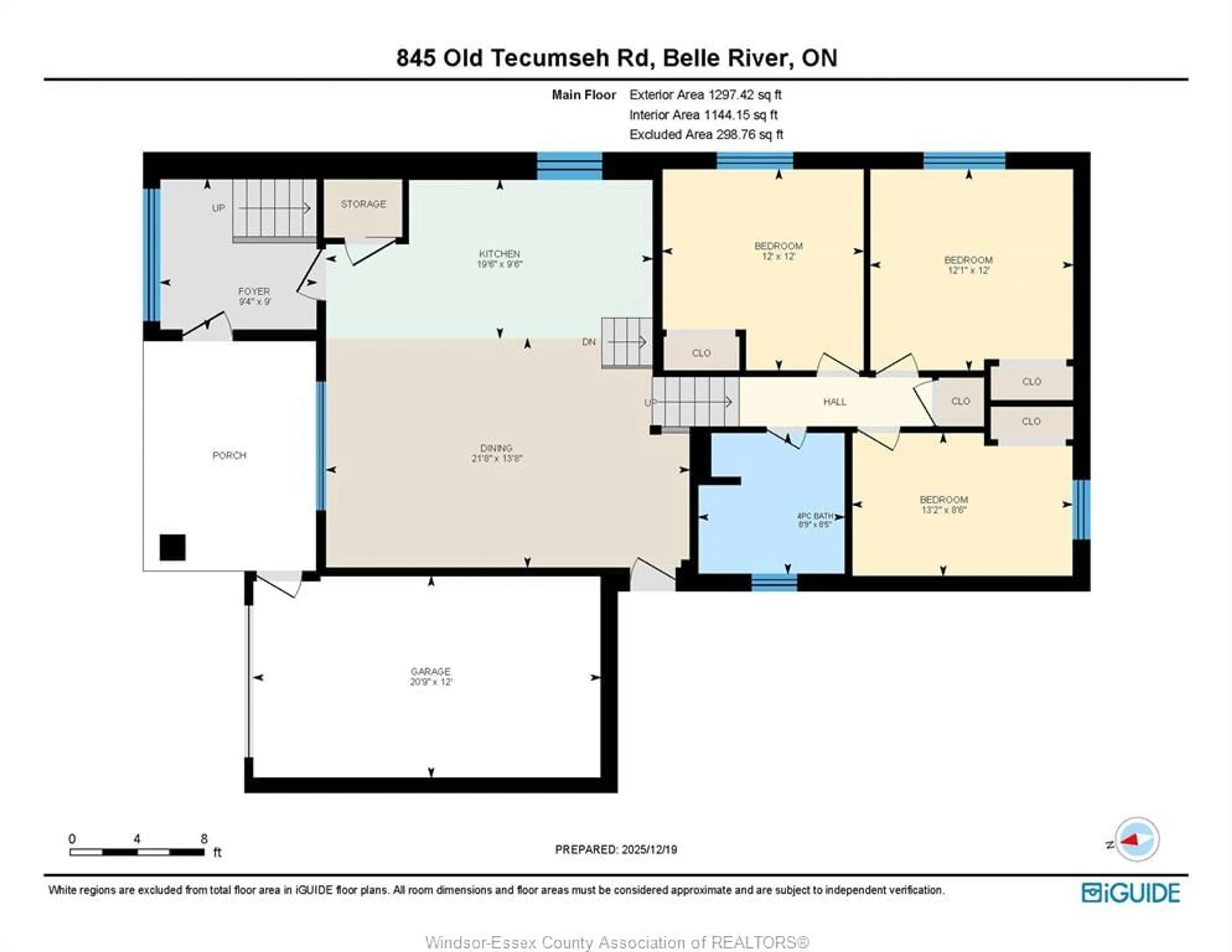 Floor plan for 845 OLD TECUMSEH Rd, Lakeshore Ontario N8L 0C3