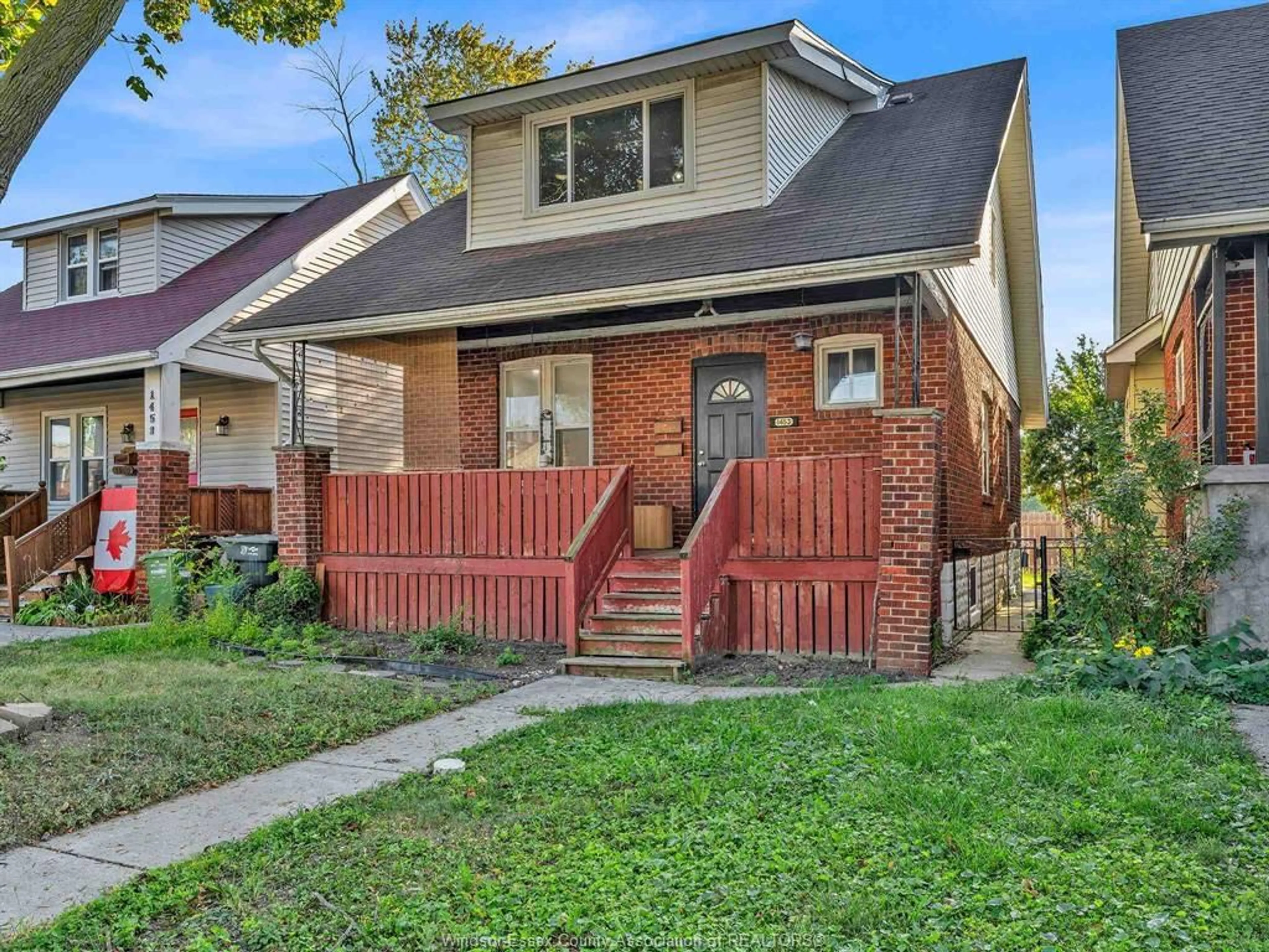 Home with brick exterior material, street for 1453 Marentette, Windsor Ontario N8X 4E2