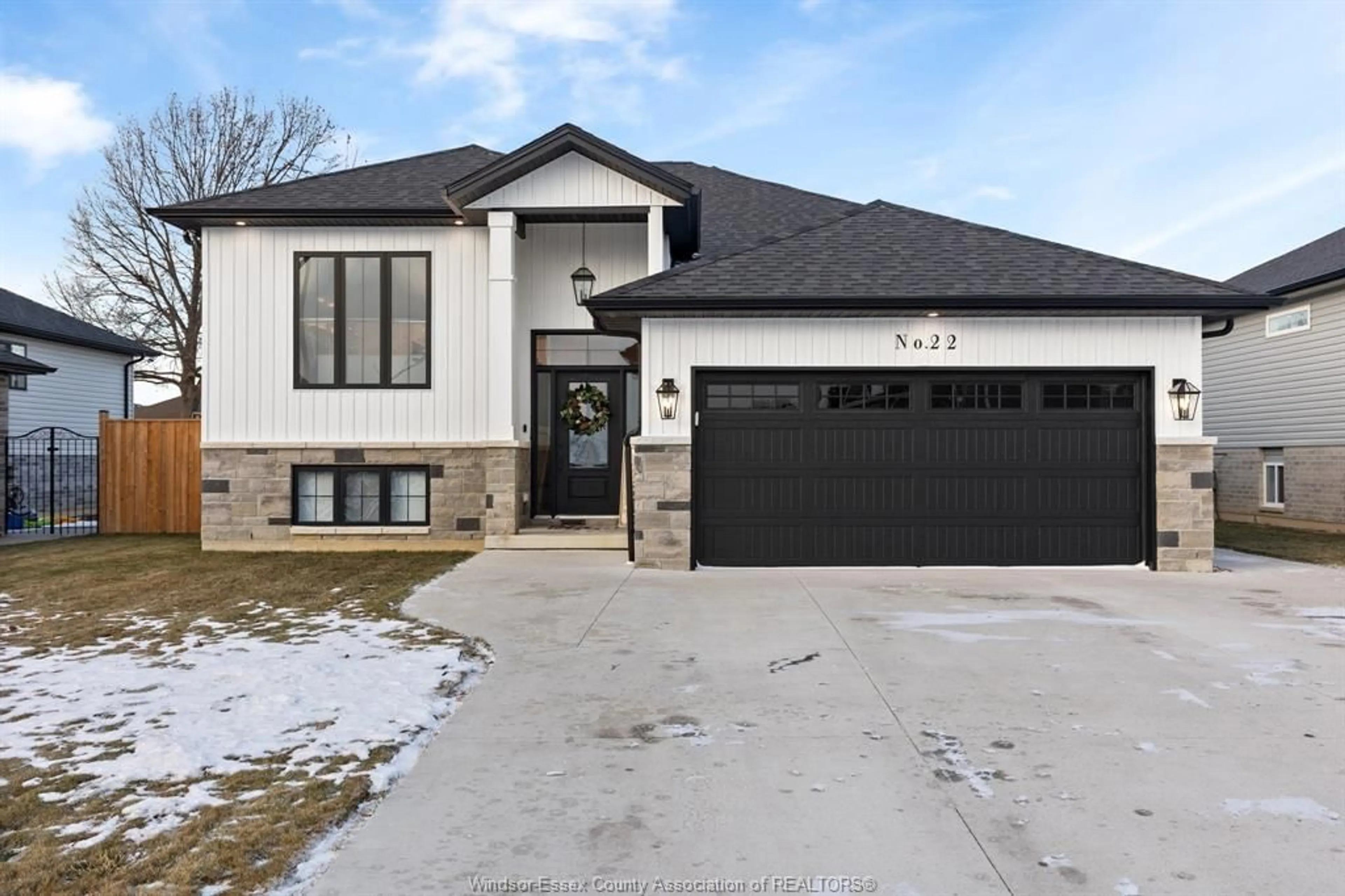 Home with brick exterior material, street for 22 LUNDY St, Amherstburg Ontario N9V 4B6