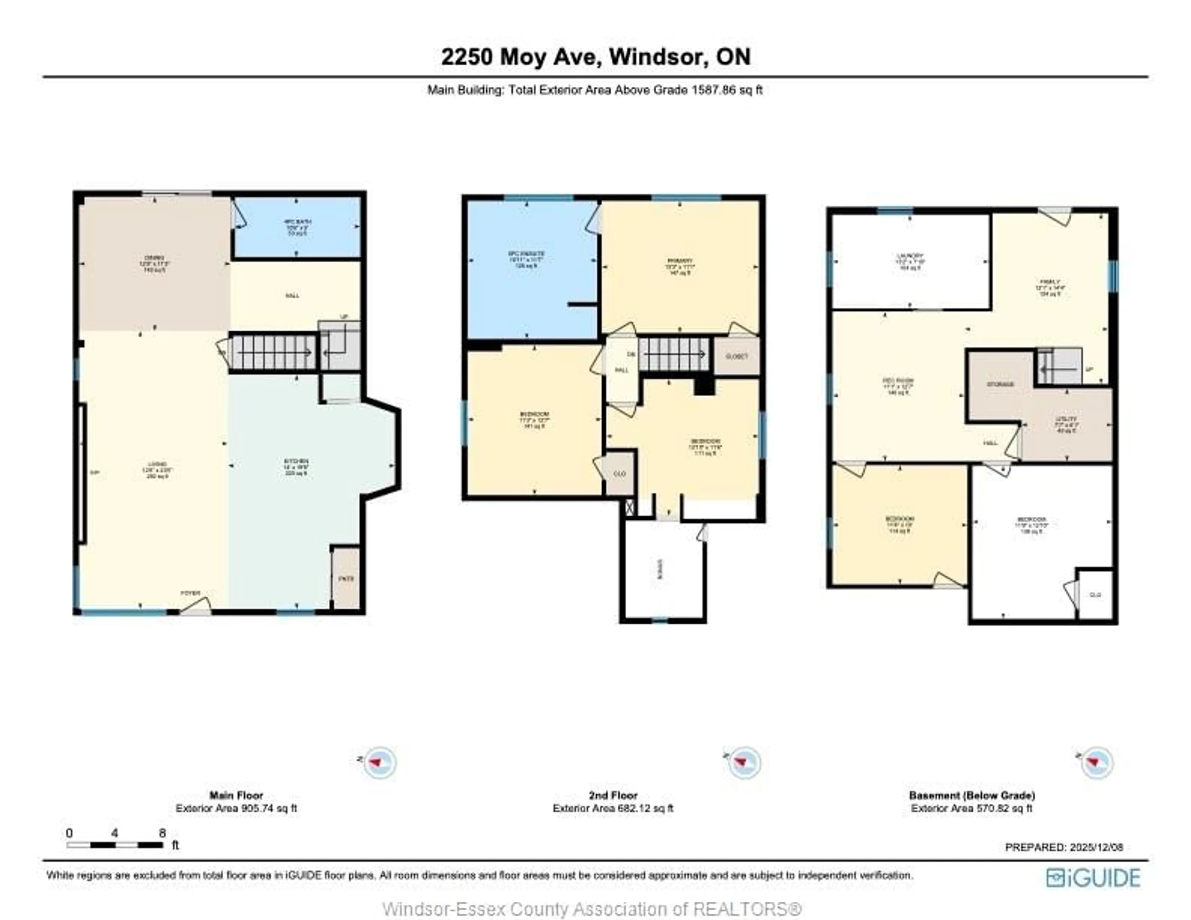 Floor plan for 2250 MOY, Windsor Ontario N8W 2M6