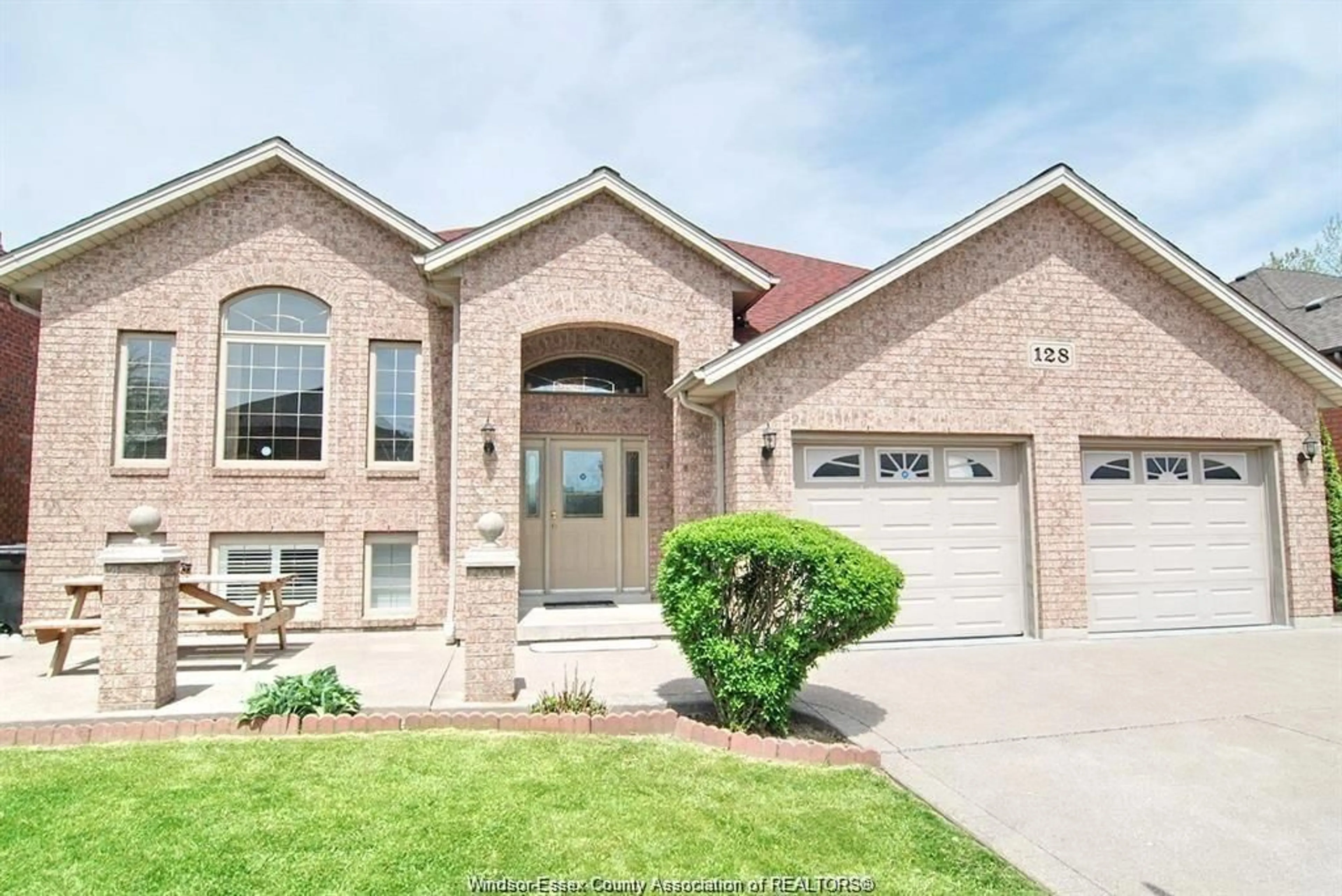 Home with brick exterior material, street for 128 MARINA GROVE, Lakeshore Ontario N9K 1C9