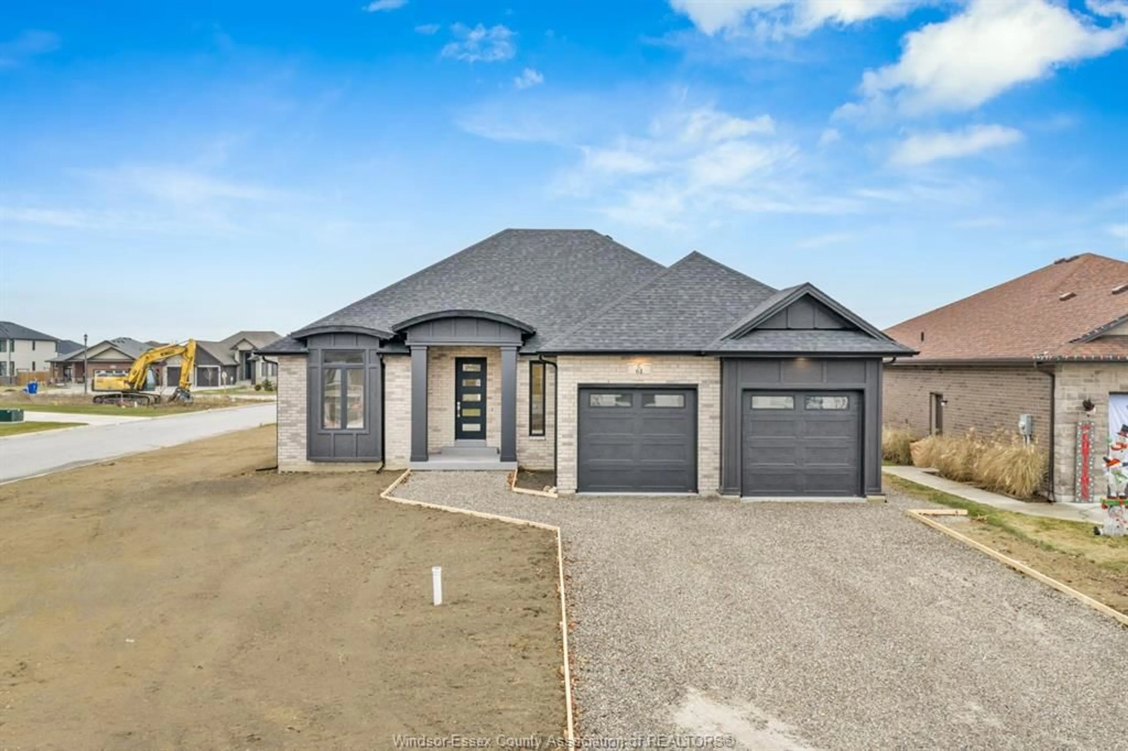 Home with brick exterior material, street for 61 HILTON Crt, Amherstburg Ontario N9V 4B6