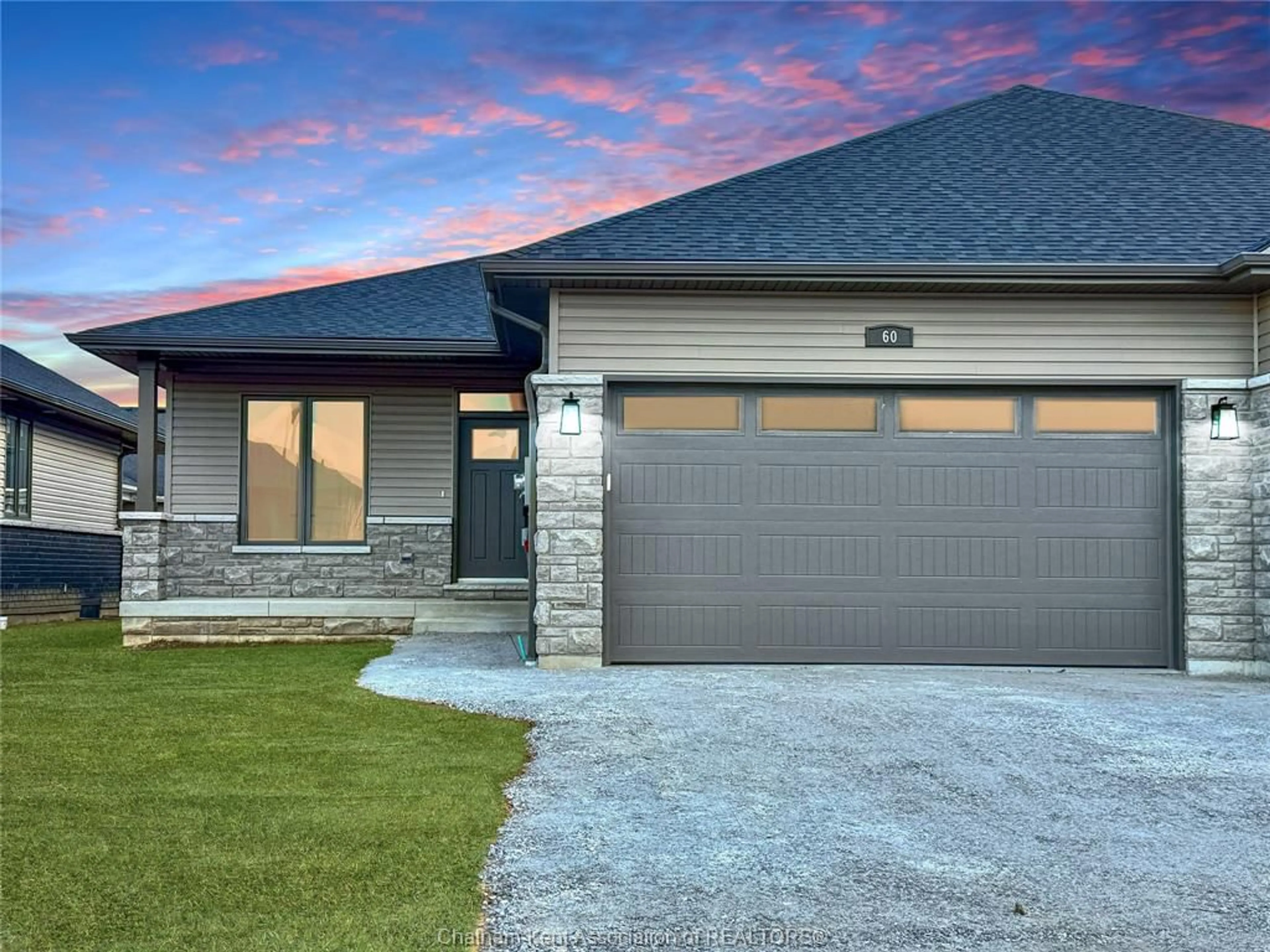 Home with brick exterior material, street for 60 Duskridge Rd, Chatham Ontario N7L 0G7