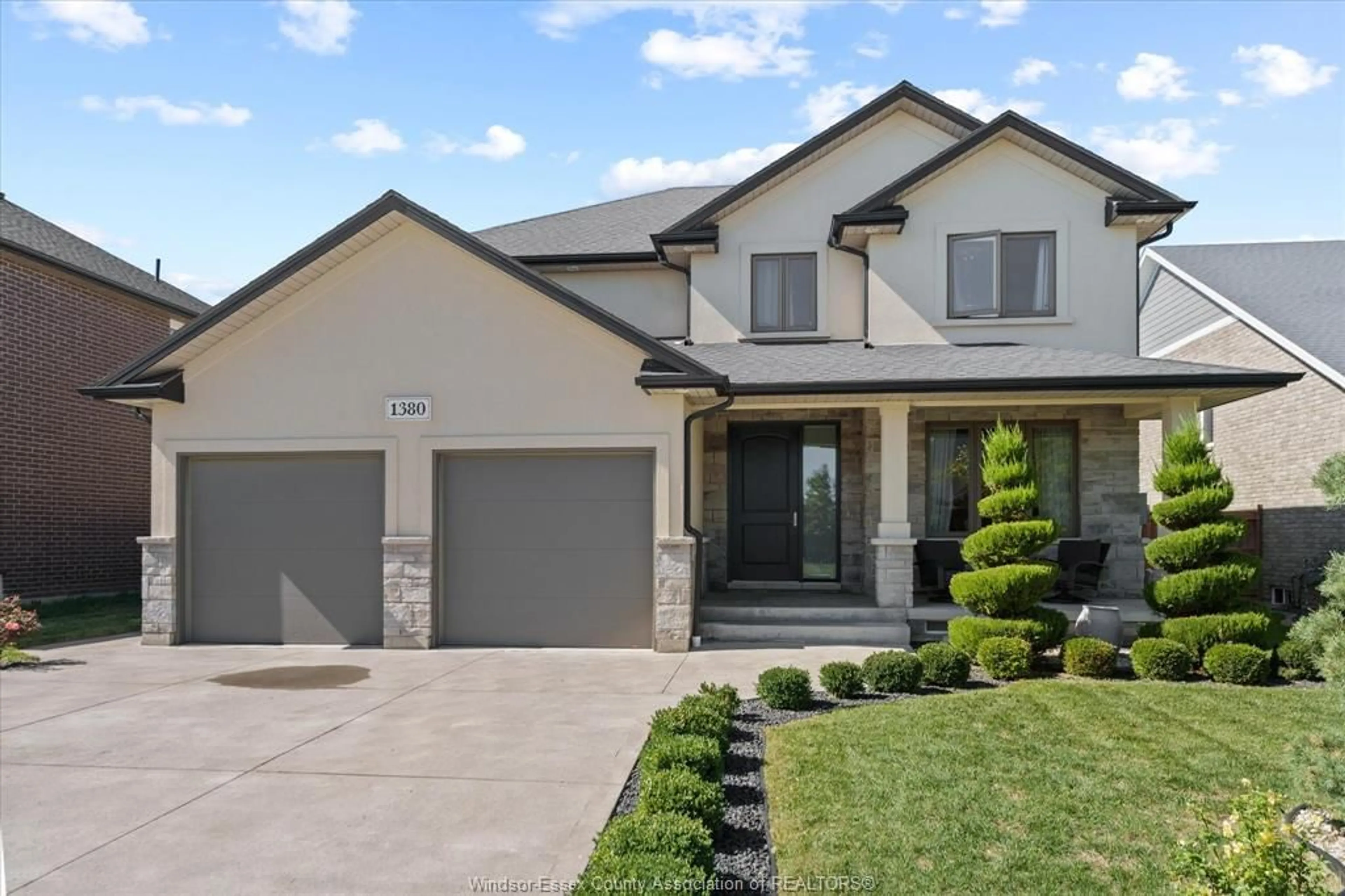 Home with brick exterior material, street for 1380 PASCAL, Lakeshore Ontario N0R 1A0