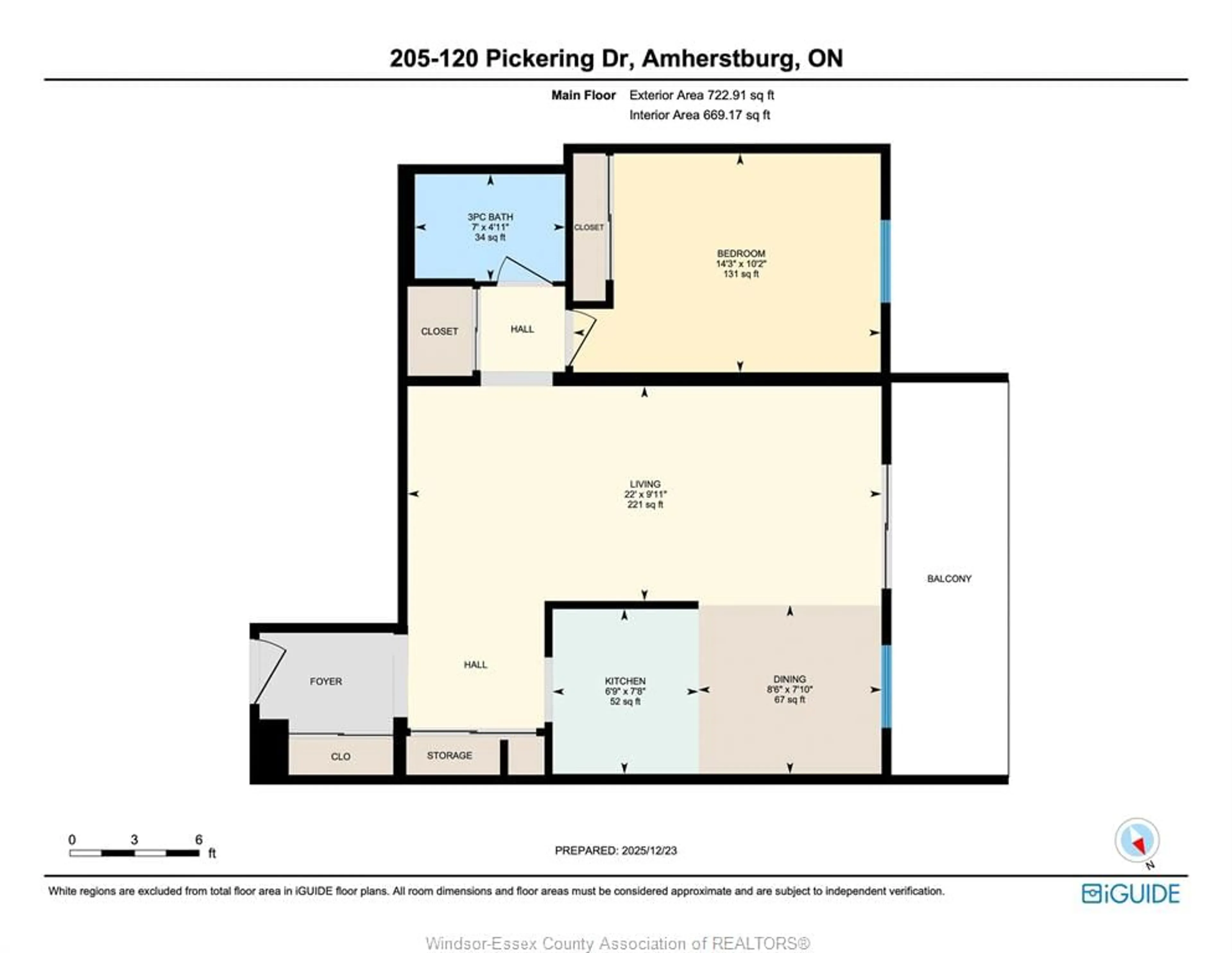 Floor plan for 120 Pickering, Amherstburg Ontario N9V 3N3