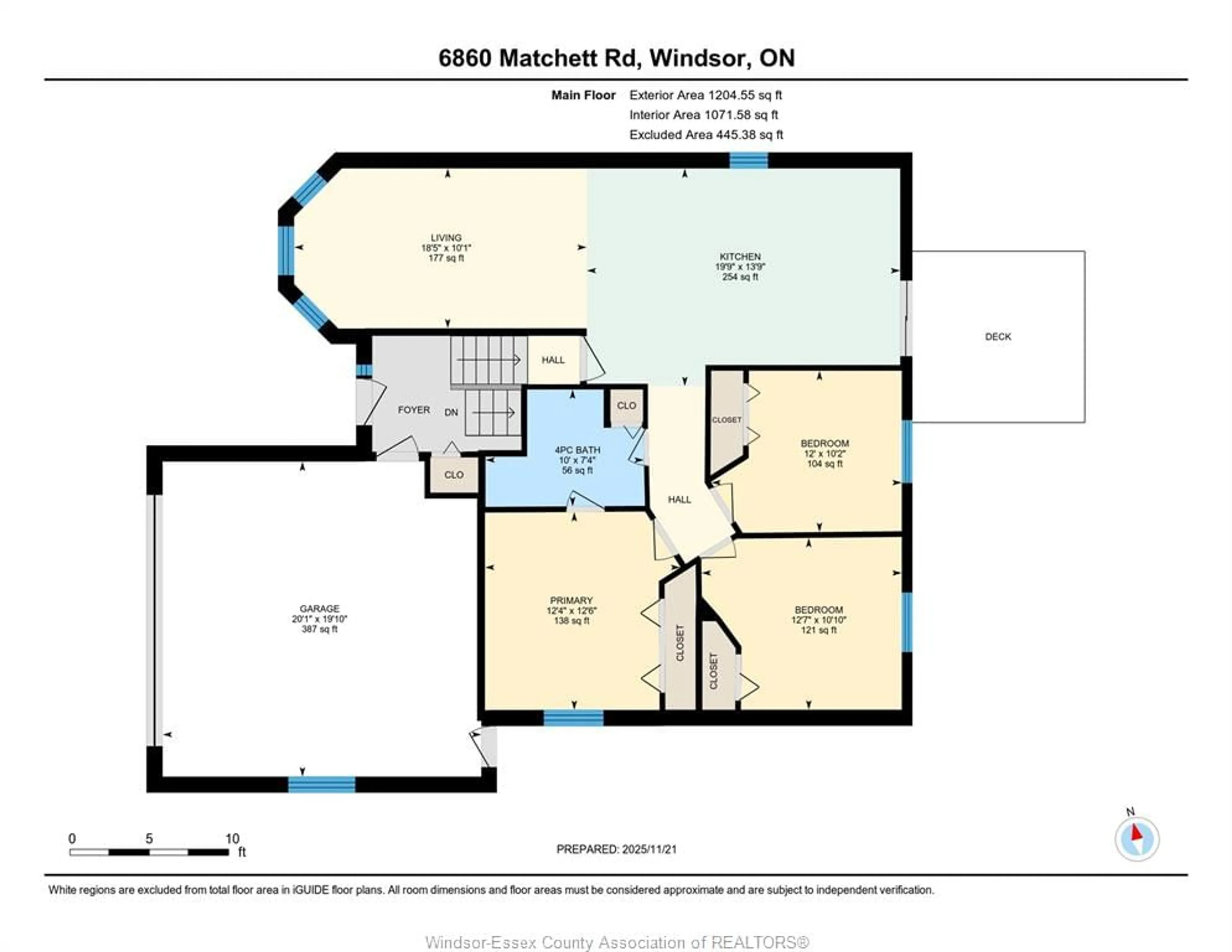 Floor plan for 6860 MATCHETTE Rd, LaSalle Ontario N9J 3H7