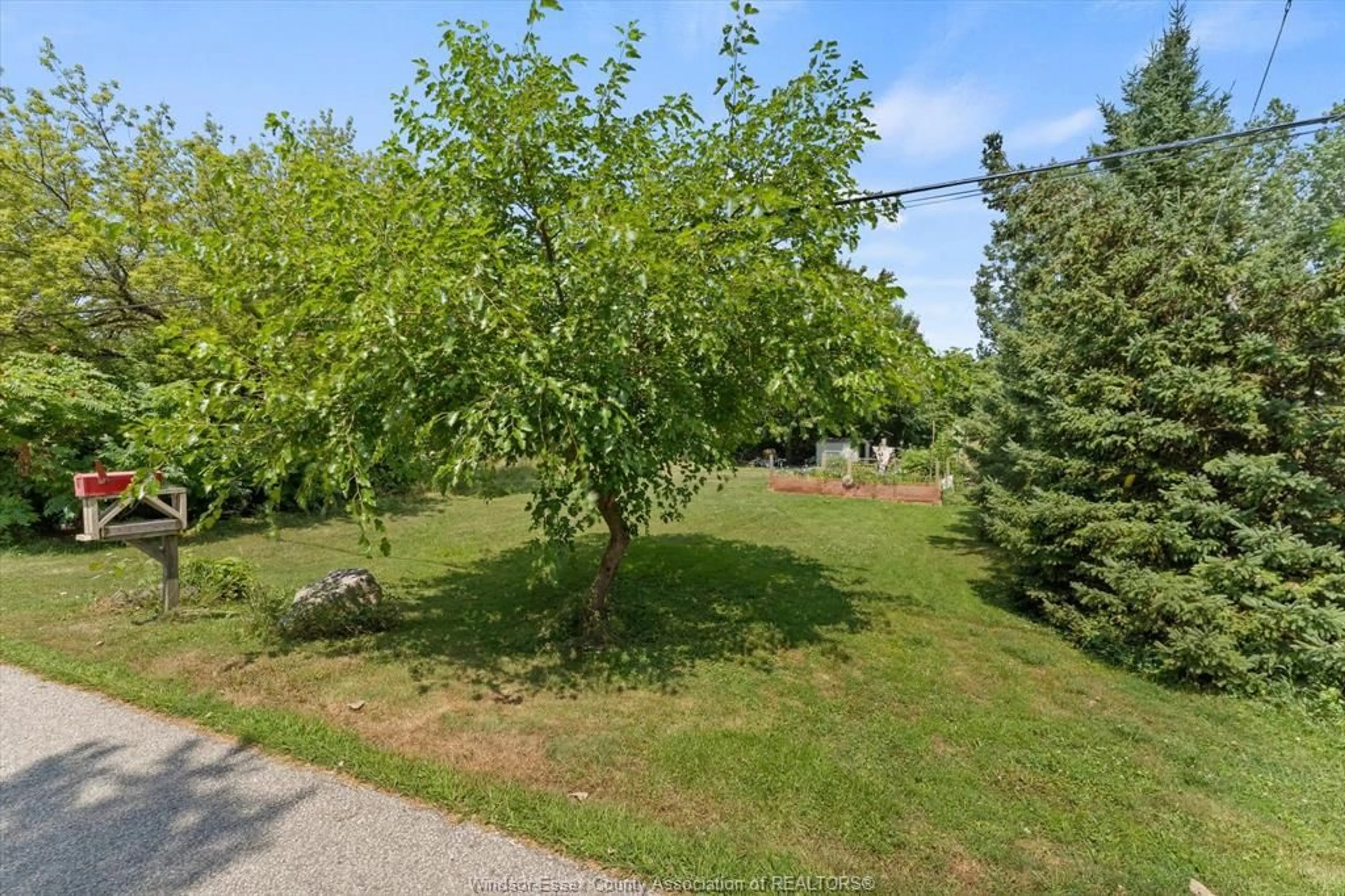 A pic from outside/outdoor area/front of a property/back of a property/a pic from drone, forest/trees view for LOT 57 & 58 WILLOW BEACH, Amherstburg Ontario N9V 2Y8
