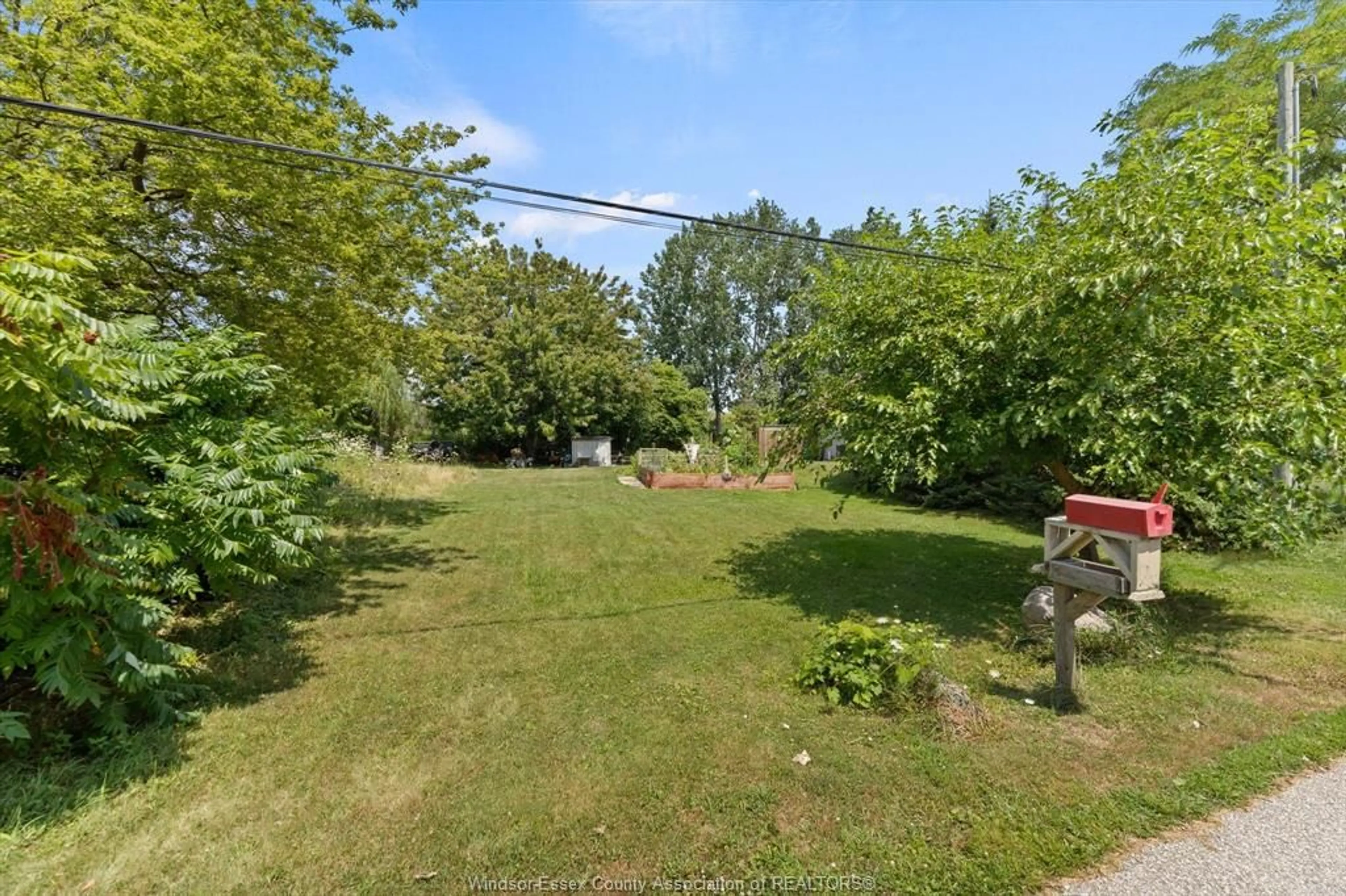 A pic from outside/outdoor area/front of a property/back of a property/a pic from drone, forest/trees view for LOT 57 & 58 WILLOW BEACH, Amherstburg Ontario N9V 2Y8