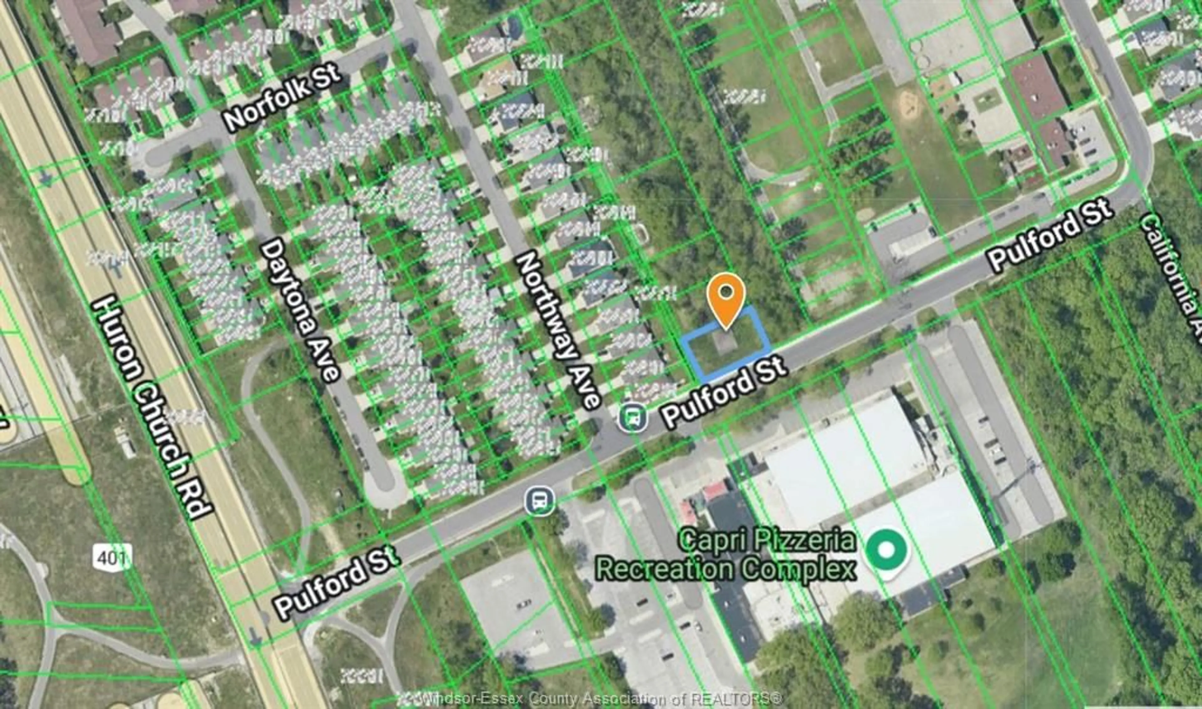 Picture of a map for V/L BETTS, Windsor Ontario N9E 4T7