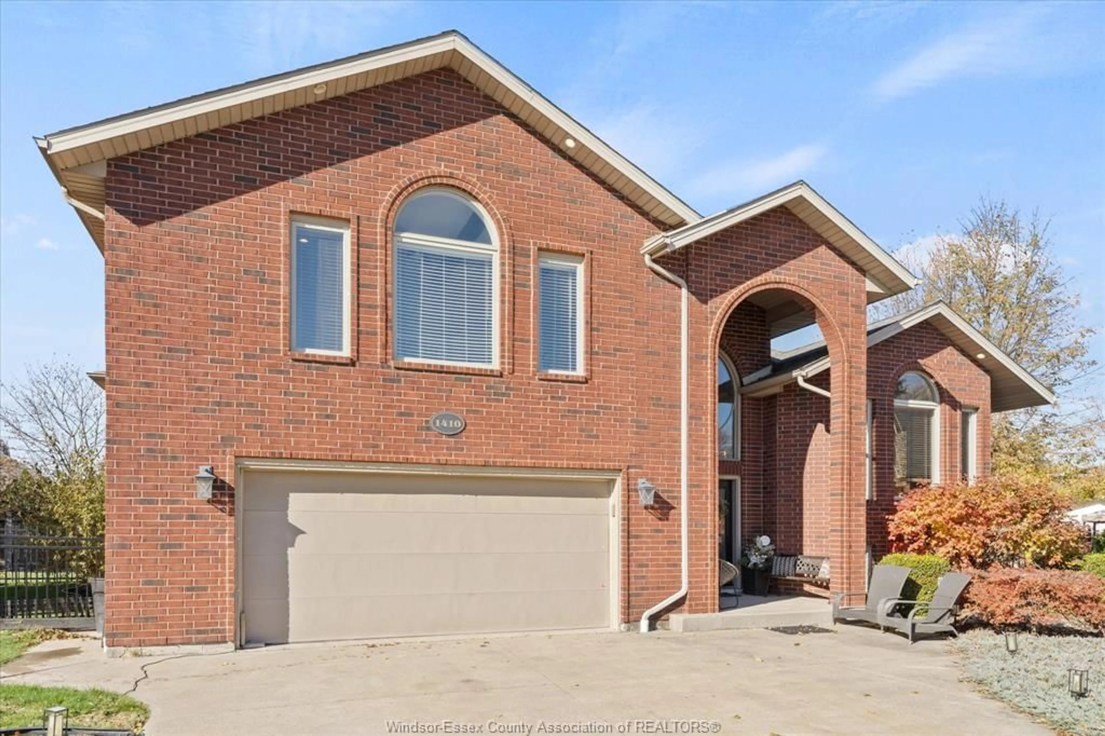 Home with brick exterior material, street for 1410 MCMAHON Cres, Lakeshore Ontario N8L 0R1