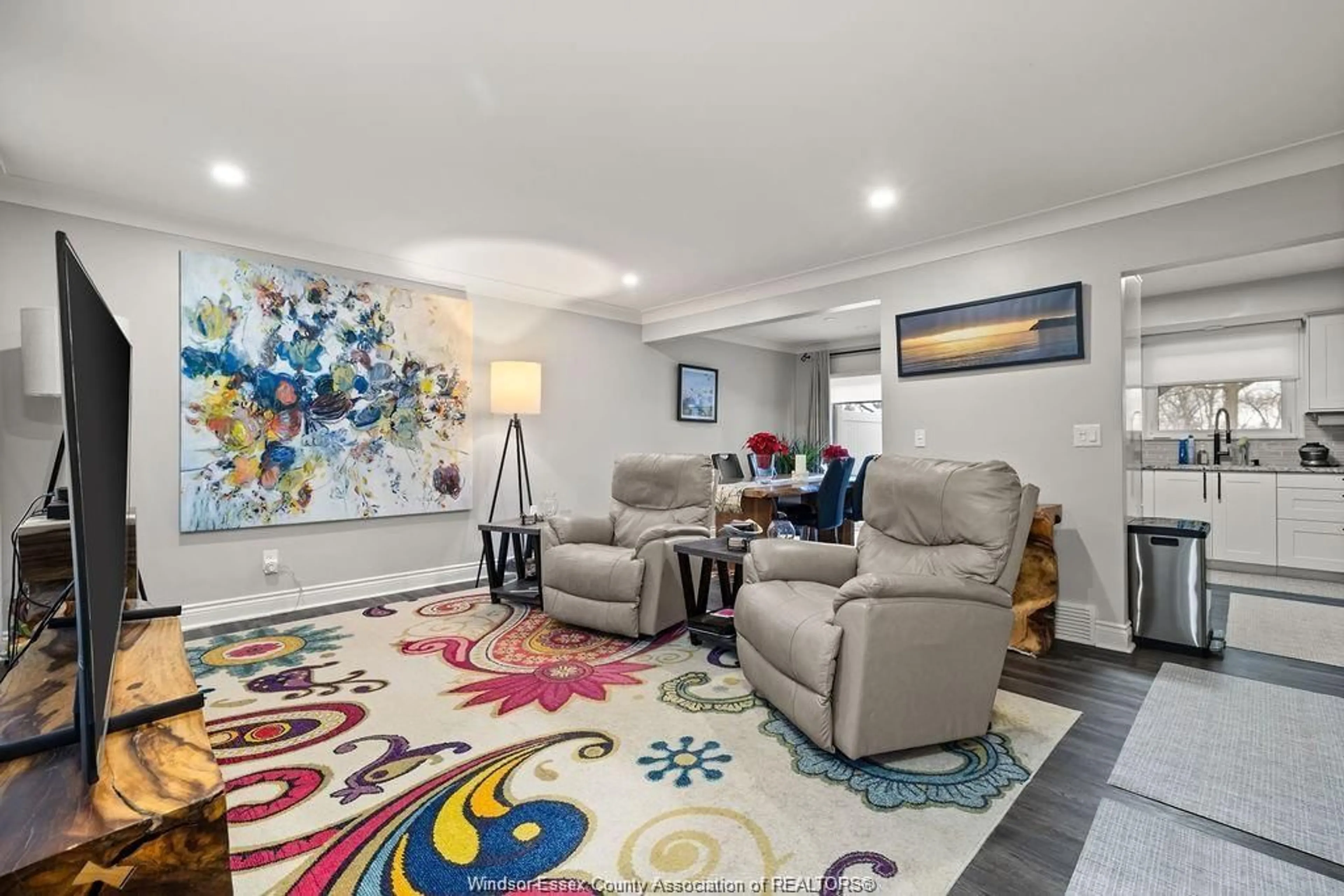 Living room with furniture, unknown for 4113 ROSELAND Dr, Windsor Ontario N9G 1Y5