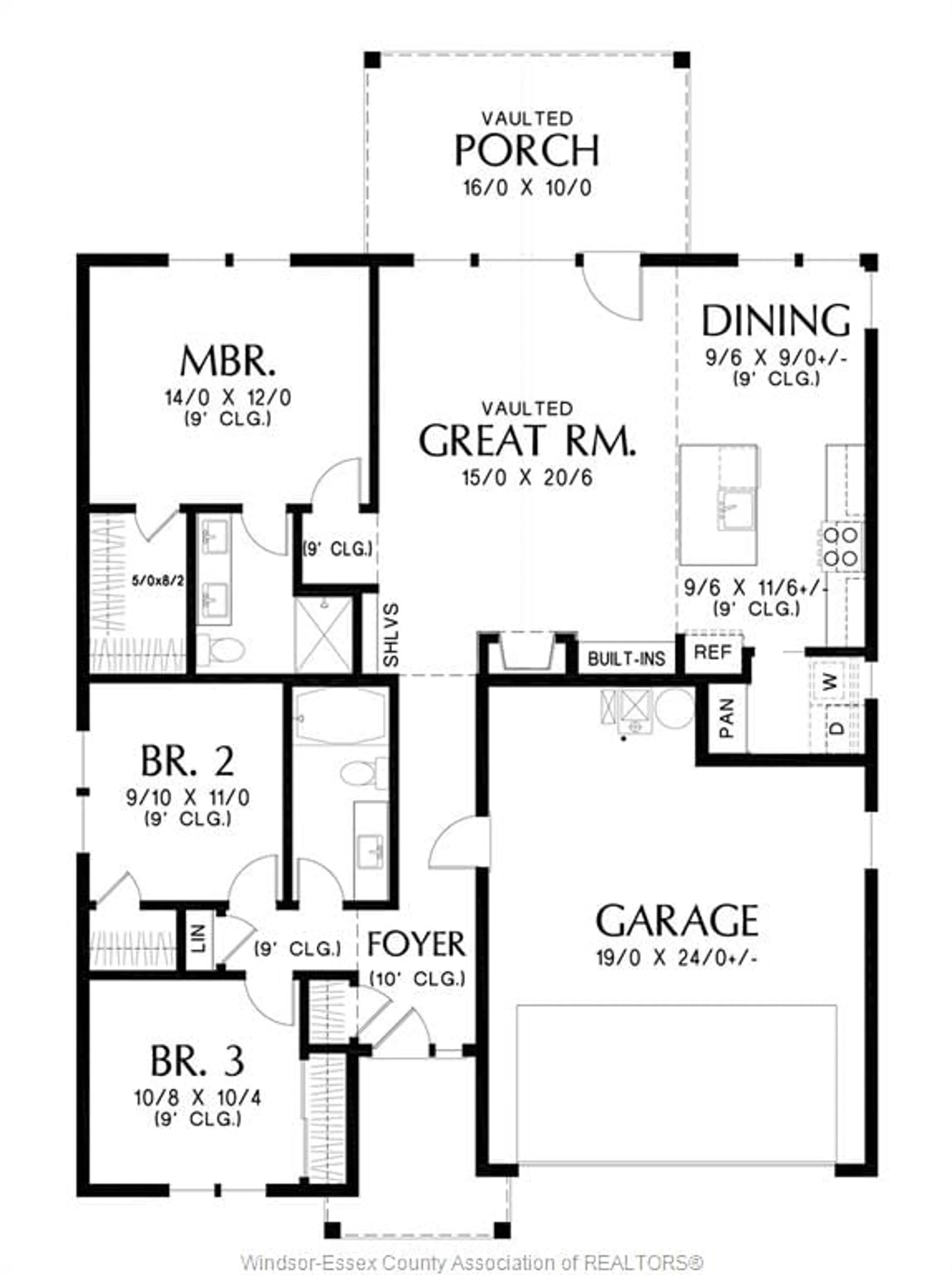 Floor plan for 252 FORD Rd, Kingsville Ontario N9Y 3X2