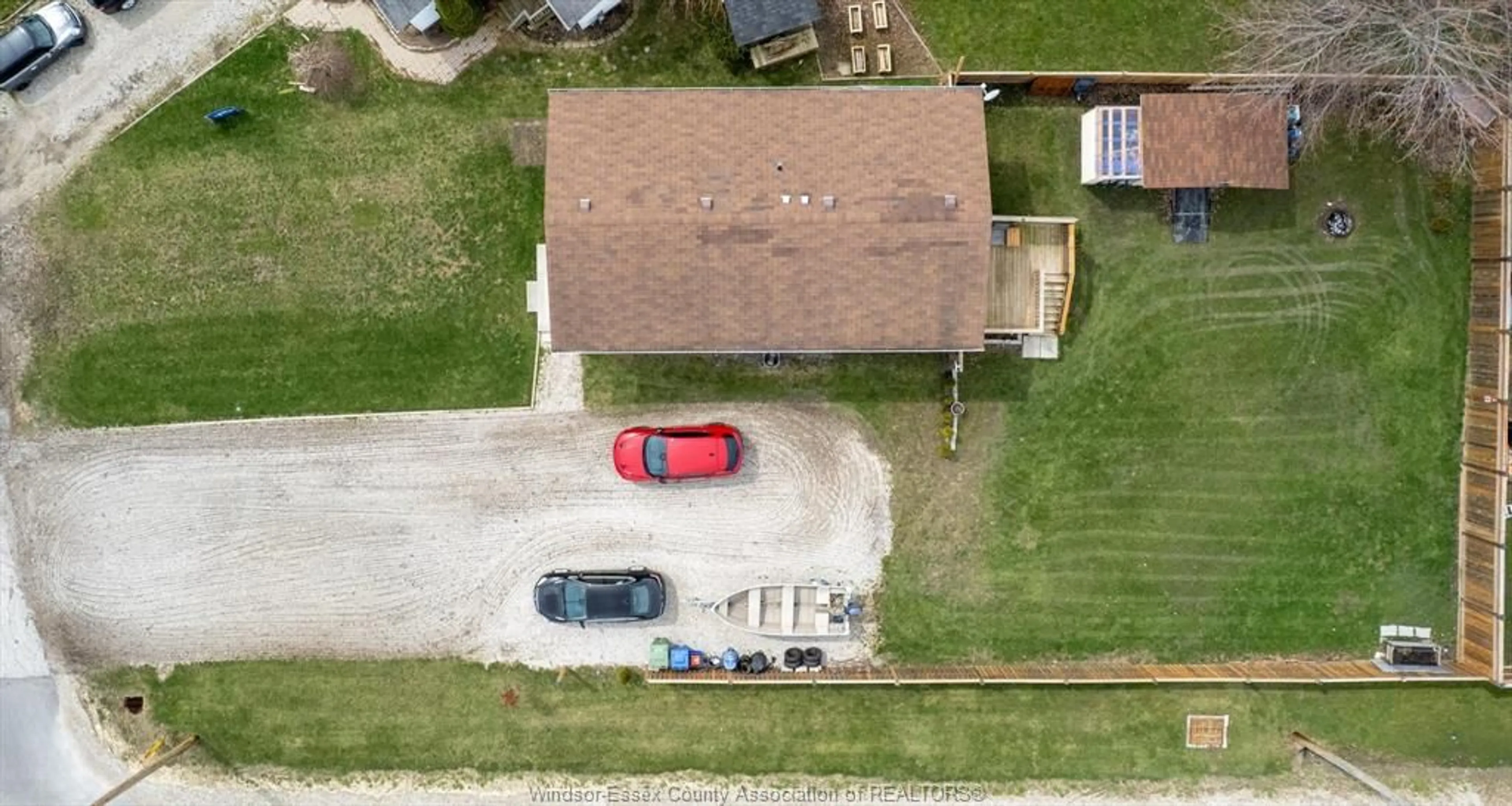 A pic from outside/outdoor area/front of a property/back of a property/a pic from drone, street for 149 BELLCREFT Dr, Colchester Ontario N0R 1G0