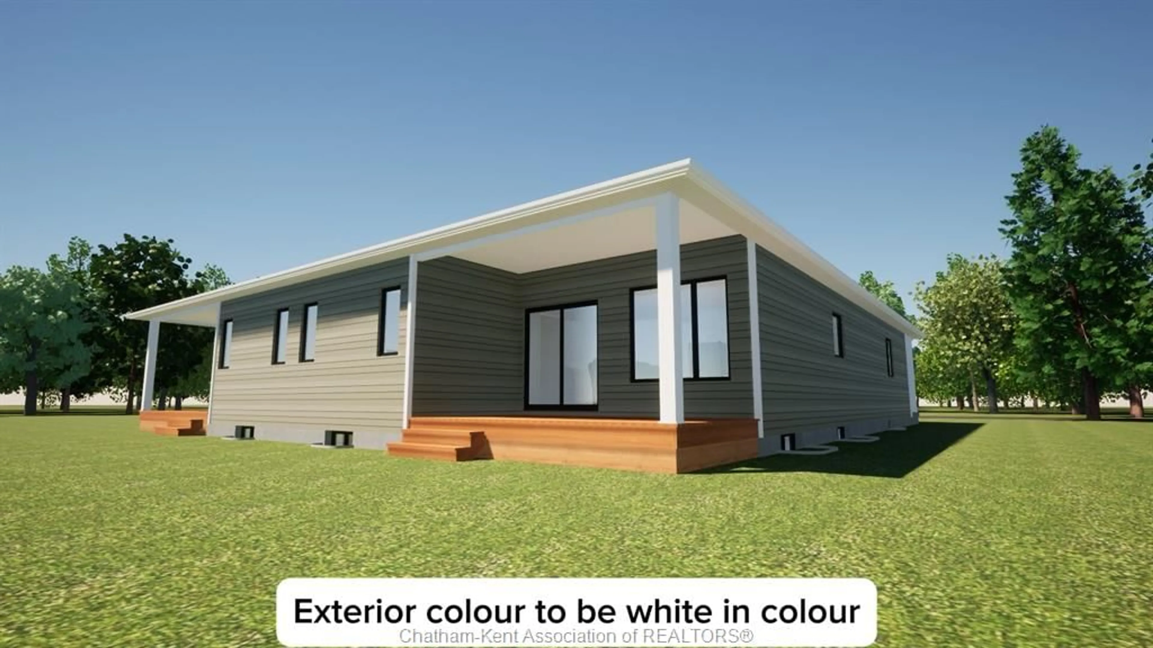 Home with vinyl exterior material, building for 43 DEMALL Dr, Dresden Ontario N0P 1M0