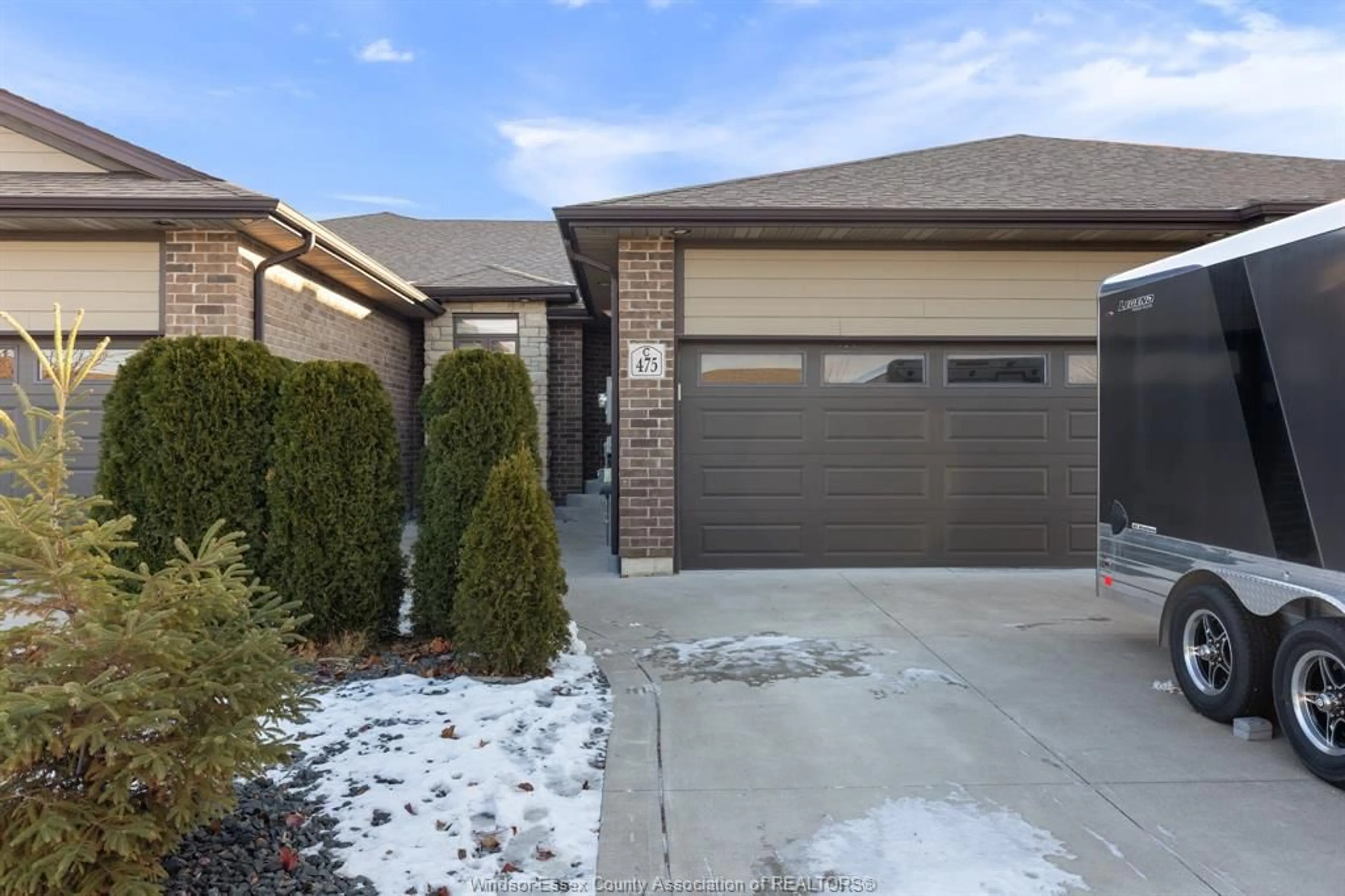 Home with brick exterior material, street for 475 OLD COLONY Trail, Amherstburg Ontario N9V 0A1