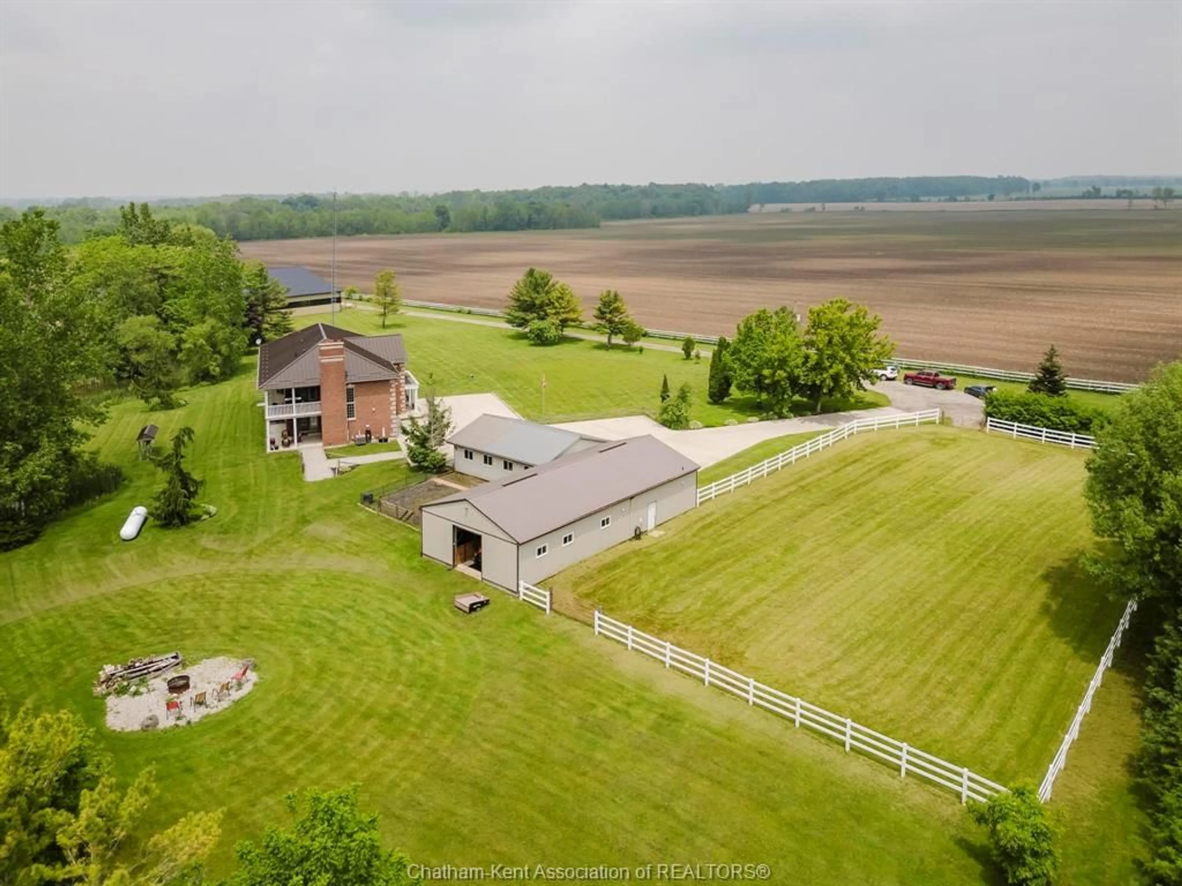 A pic from outside/outdoor area/front of a property/back of a property/a pic from drone, unknown for 22678 JOHNSTON Line, Rodney Ontario N0L 2C0