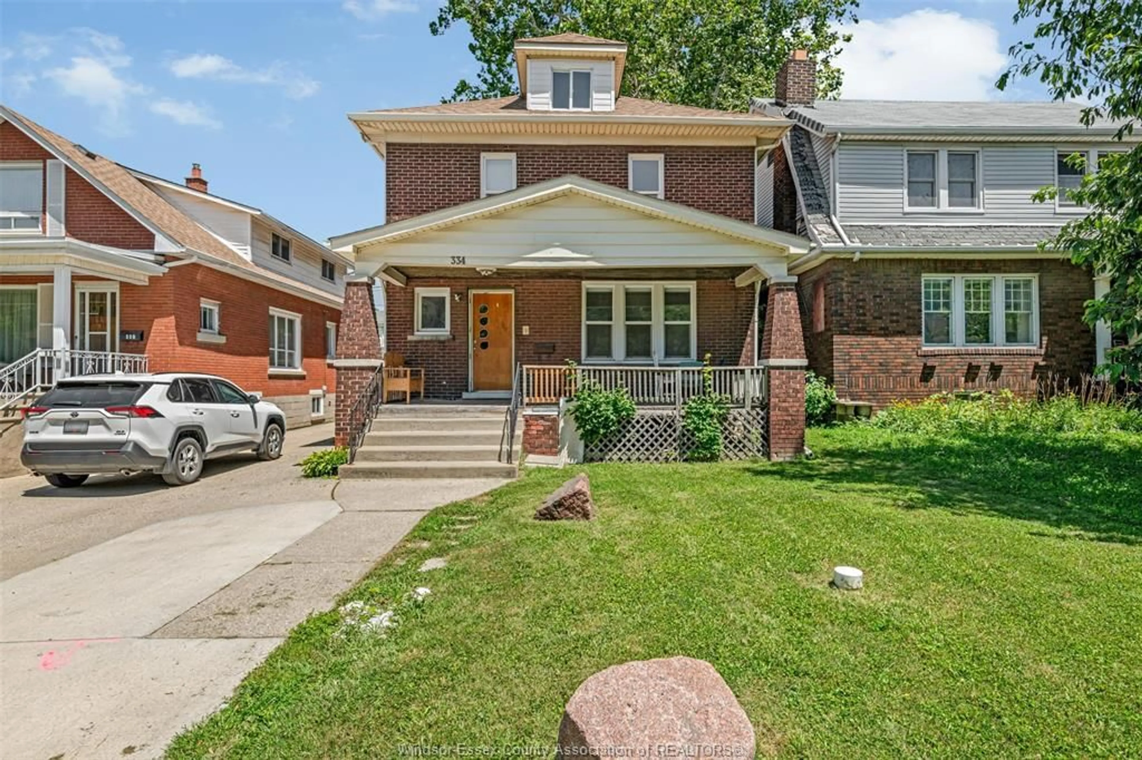Home with brick exterior material, street for 334 RANKIN Ave, Windsor Ontario N9B 2R7