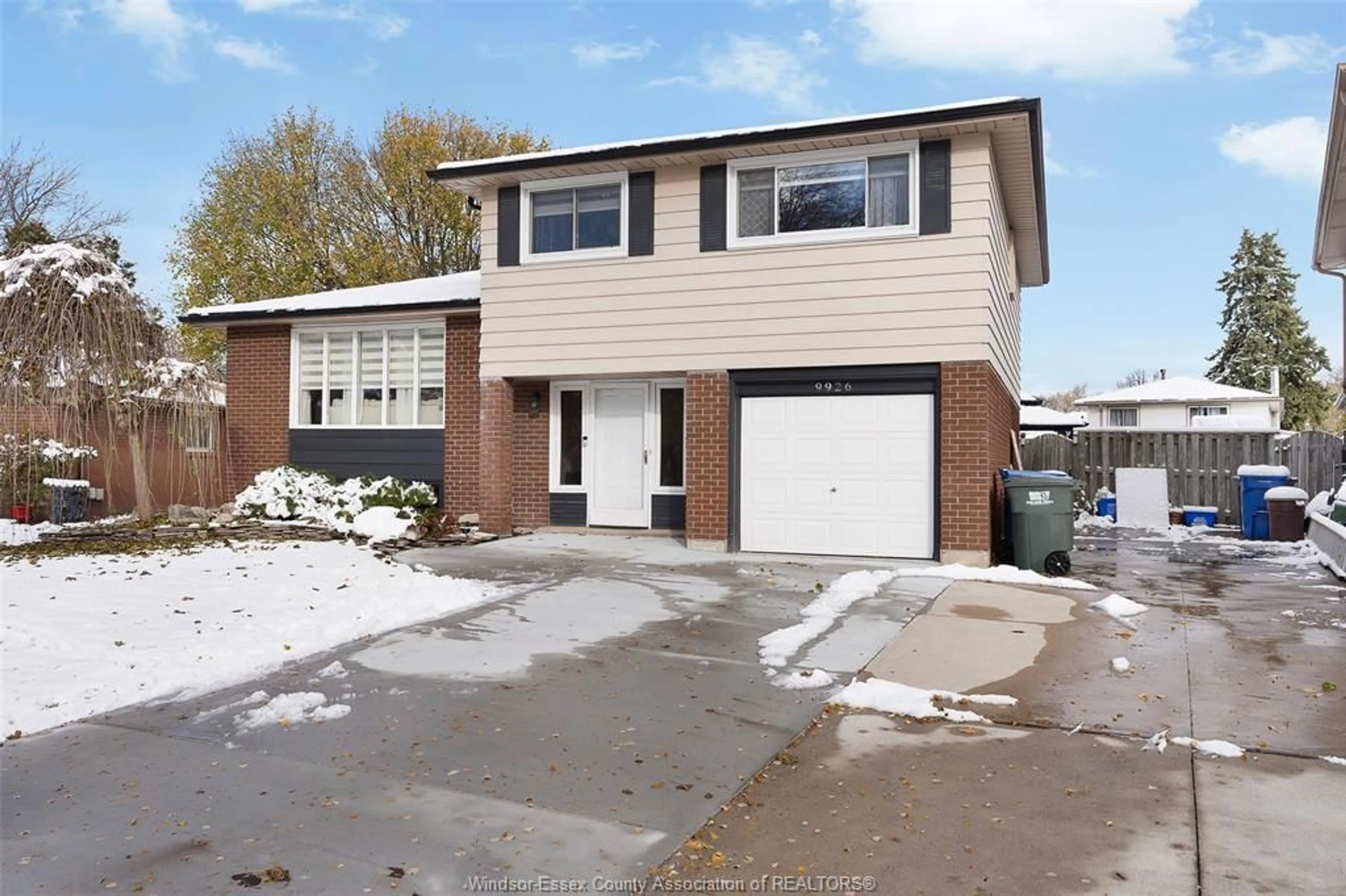 Home with brick exterior material, street for 9926 ASGARD, Windsor Ontario N8R 1E2