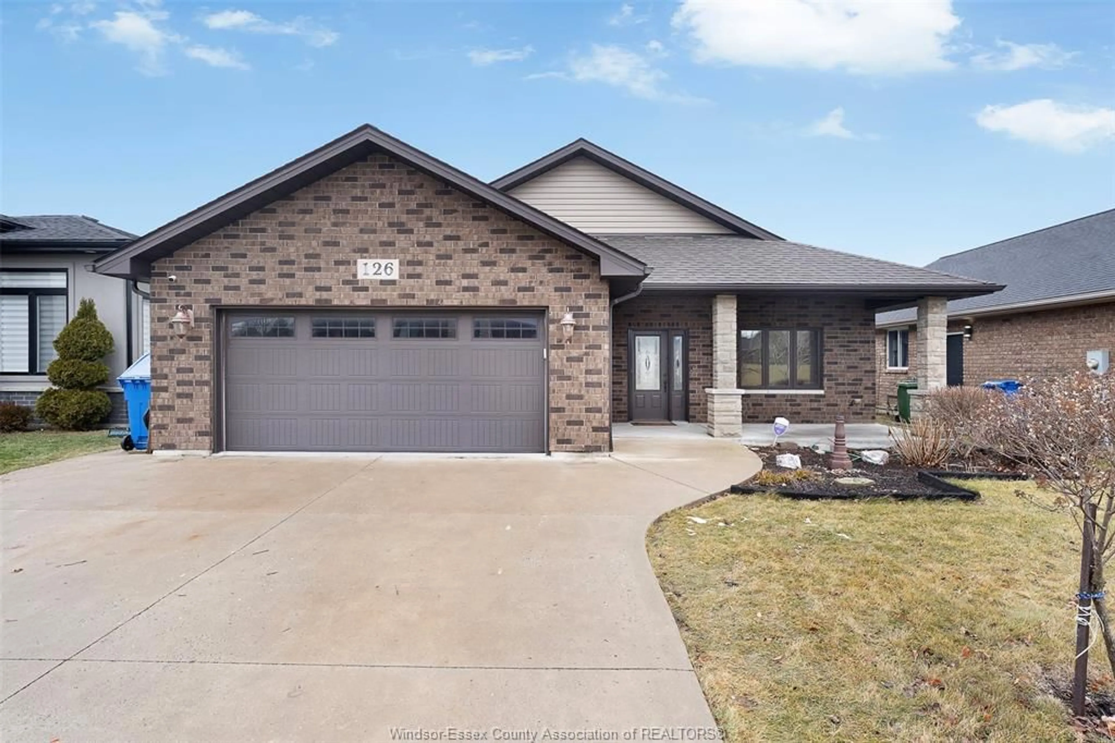 Home with brick exterior material, street for 126 TOWNSVIEW, Essex Ontario N8M 0A3