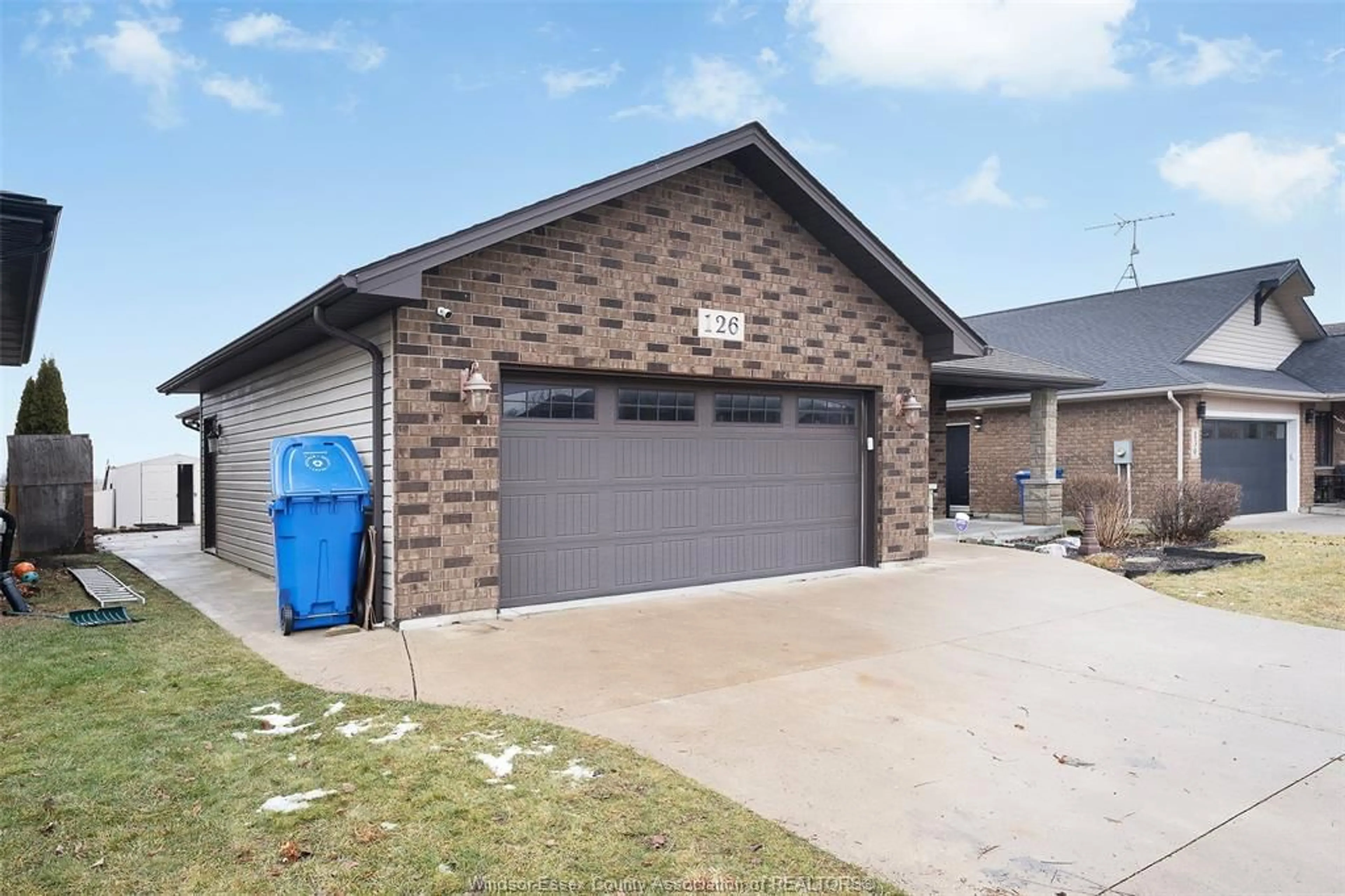 Home with brick exterior material, street for 126 TOWNSVIEW, Essex Ontario N8M 0A3