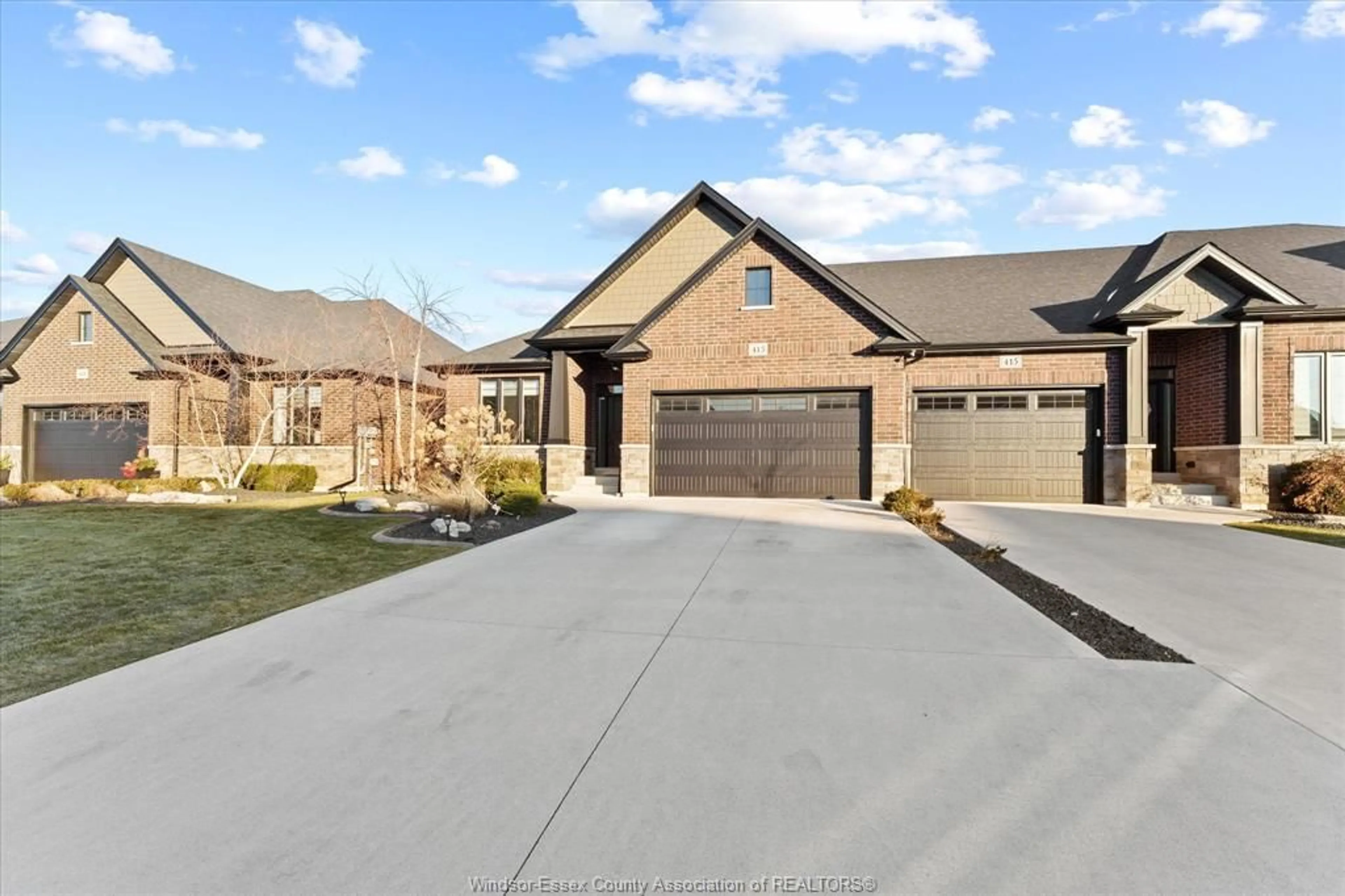 Home with brick exterior material, street for 413 BRUNMAR, Lakeshore Ontario N8L 0Y2