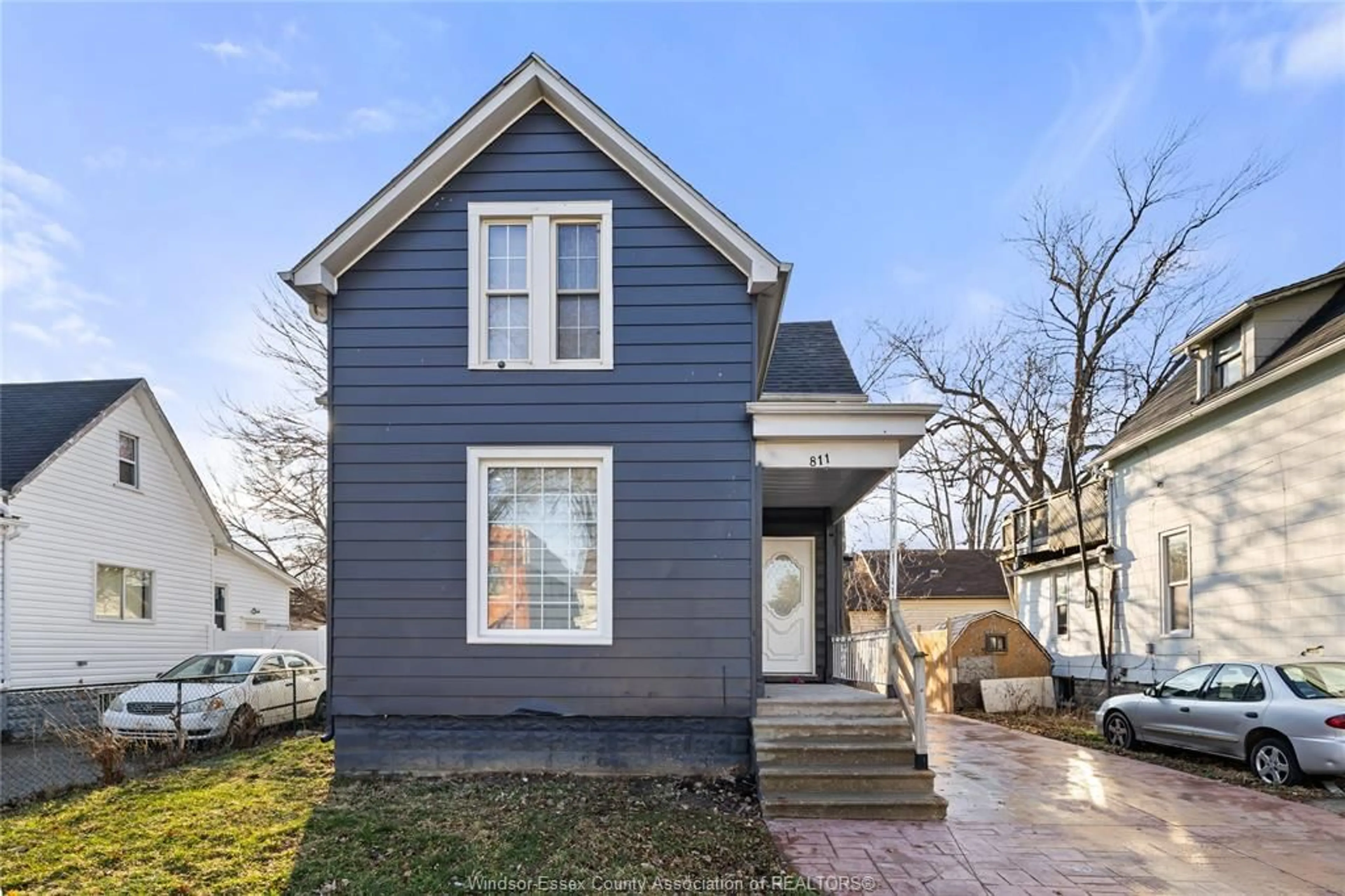 Home with brick exterior material, street for 811 LANGLOIS Ave, Windsor Ontario N9A 2G9