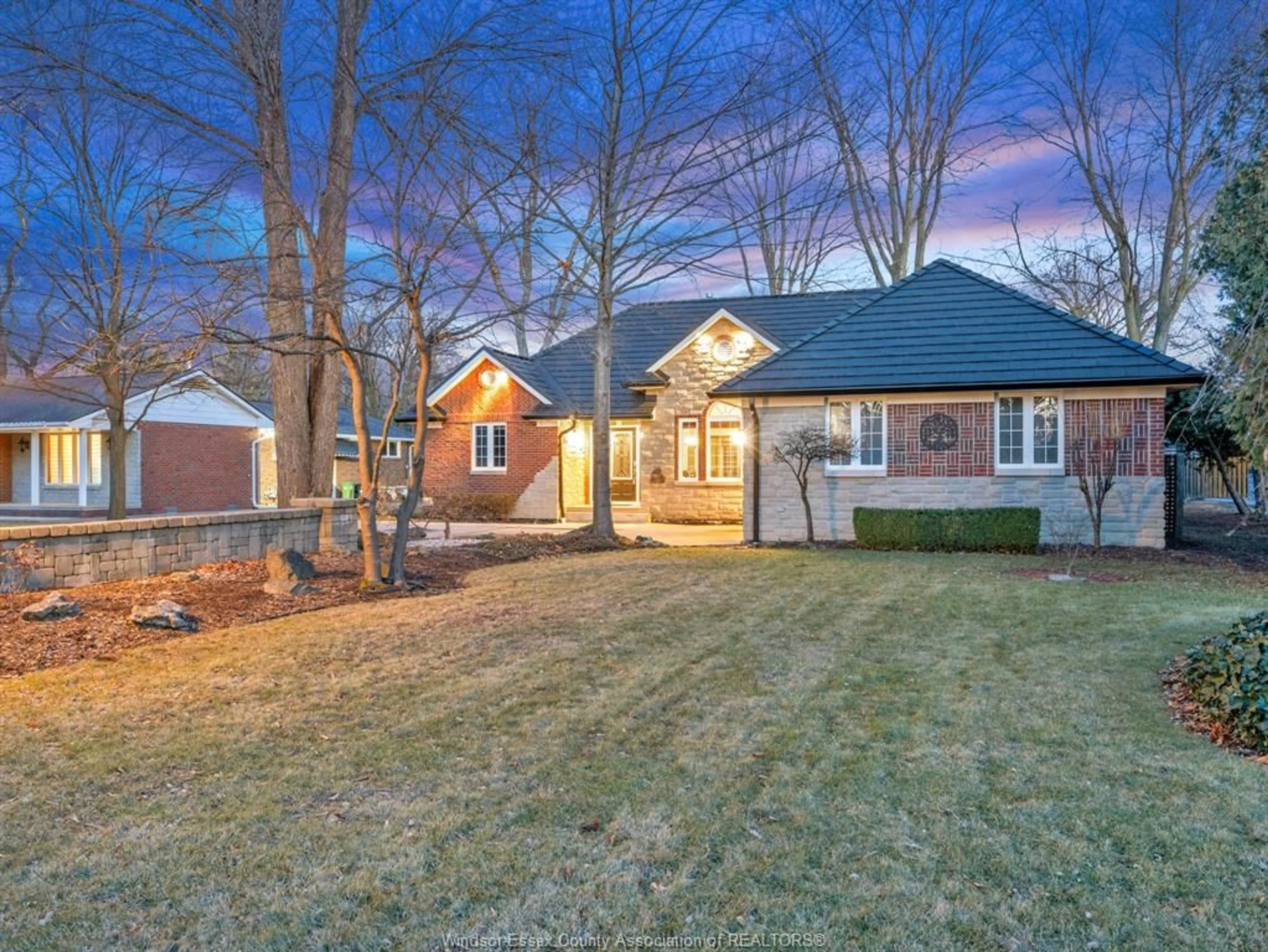 A pic from outside/outdoor area/front of a property/back of a property/a pic from drone, street for 106 Patillo, Lakeshore Ontario N8N 4X9