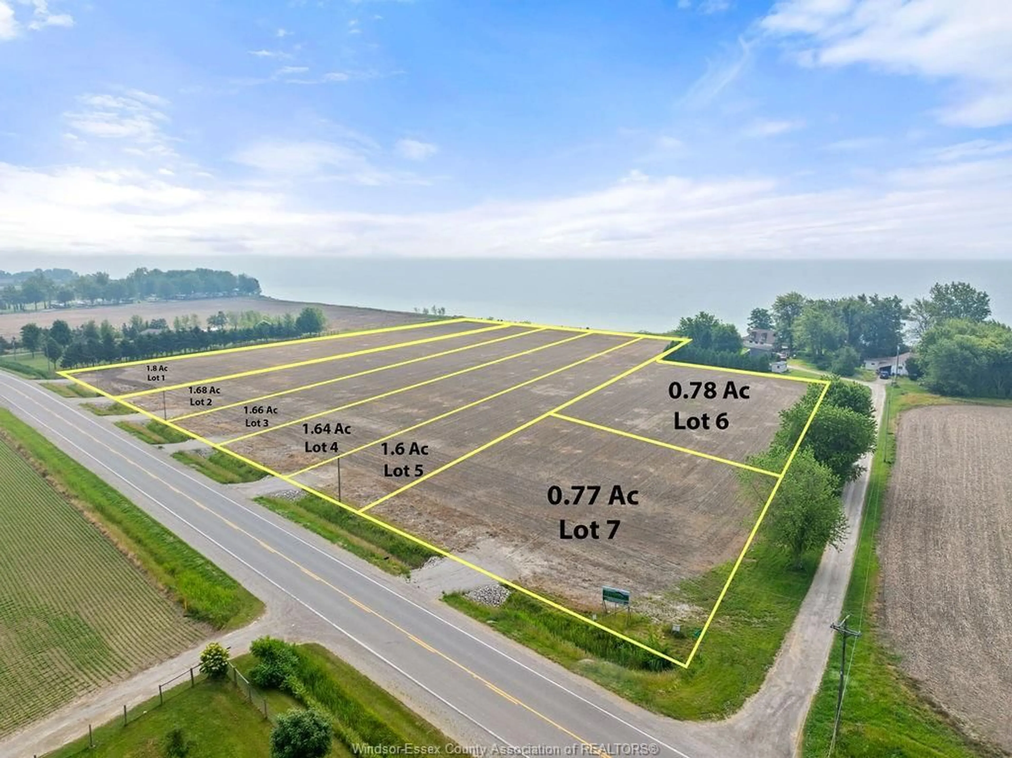 A pic from outside/outdoor area/front of a property/back of a property/a pic from drone, water/lake/river/ocean view for 2320 CEDAR Rd, Wheatley Ontario N0P 2P0