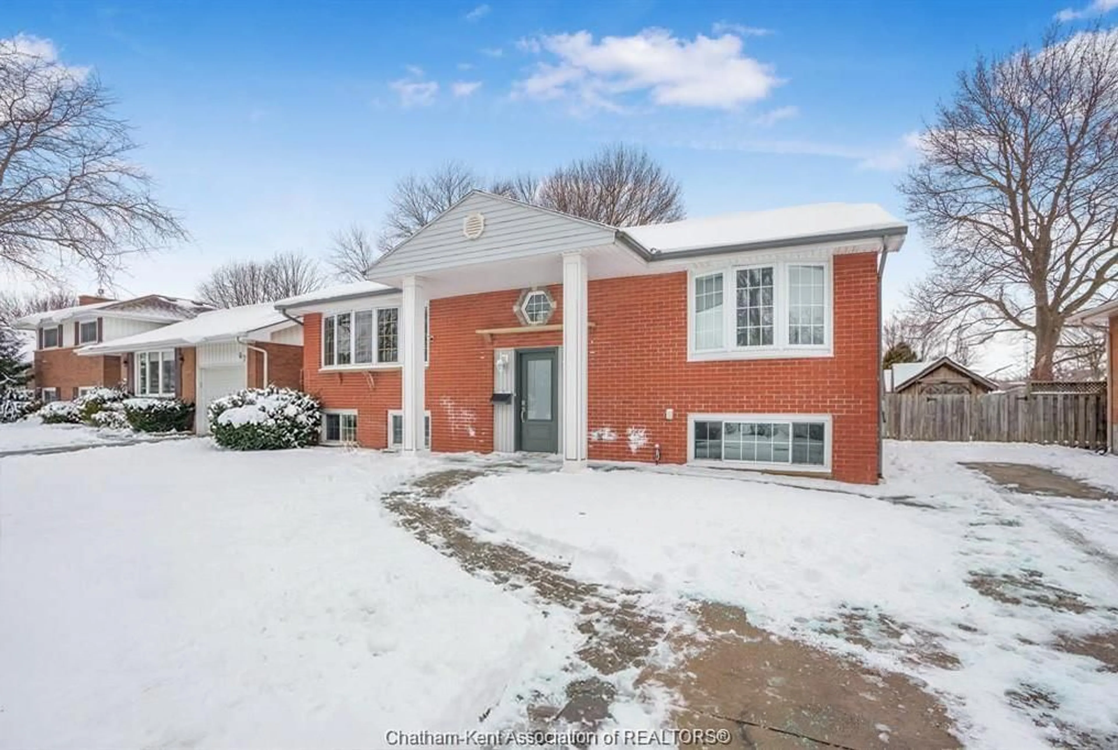 Home with brick exterior material, street for 81 Lancefield Pl, Chatham Ontario N7L 2M2