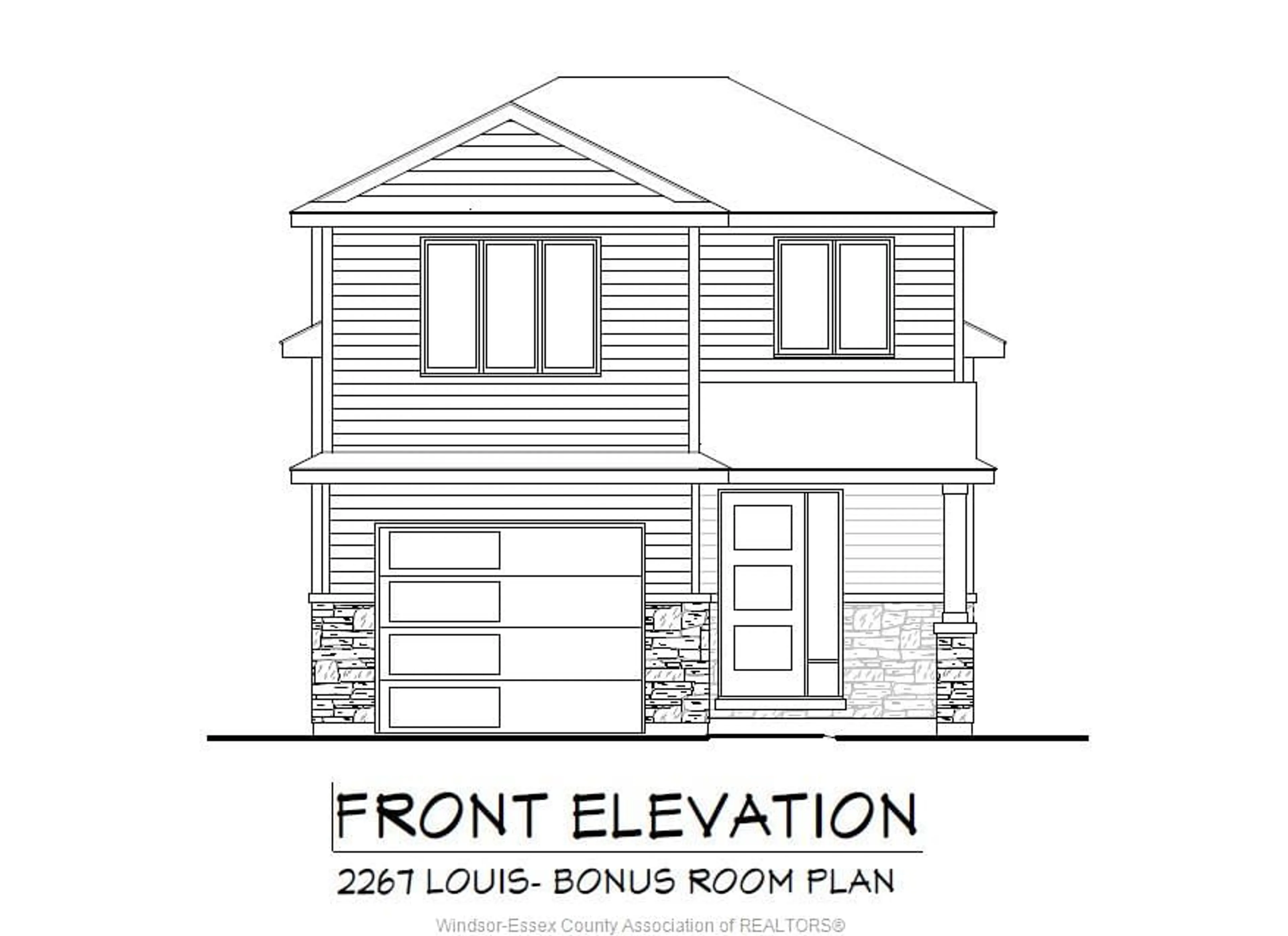 Floor plan for 2267 LOUIS, Windsor Ontario N8X 4C2
