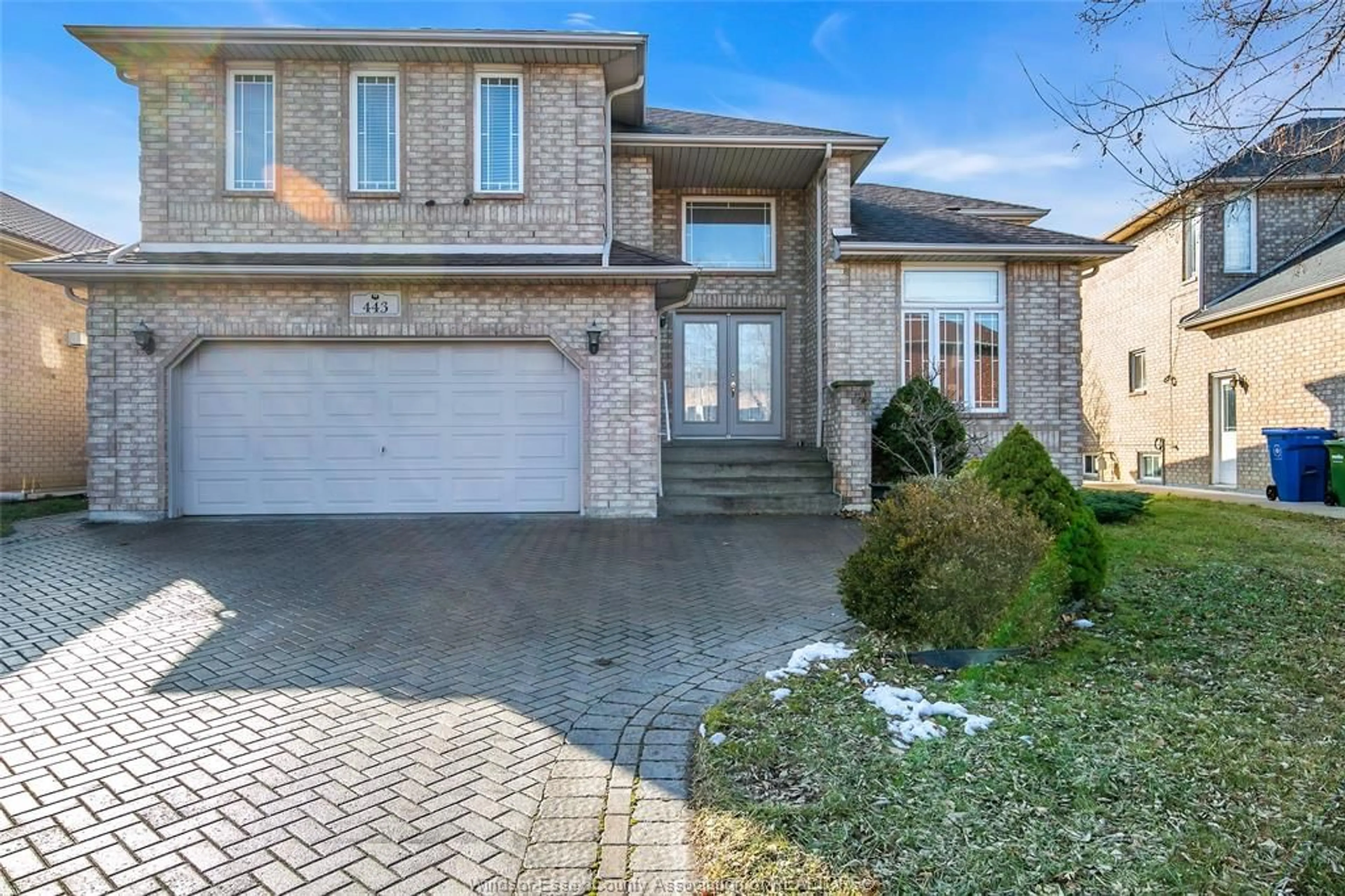Home with brick exterior material, street for 443 HAMNER Cir, Windsor Ontario N9E 4P8