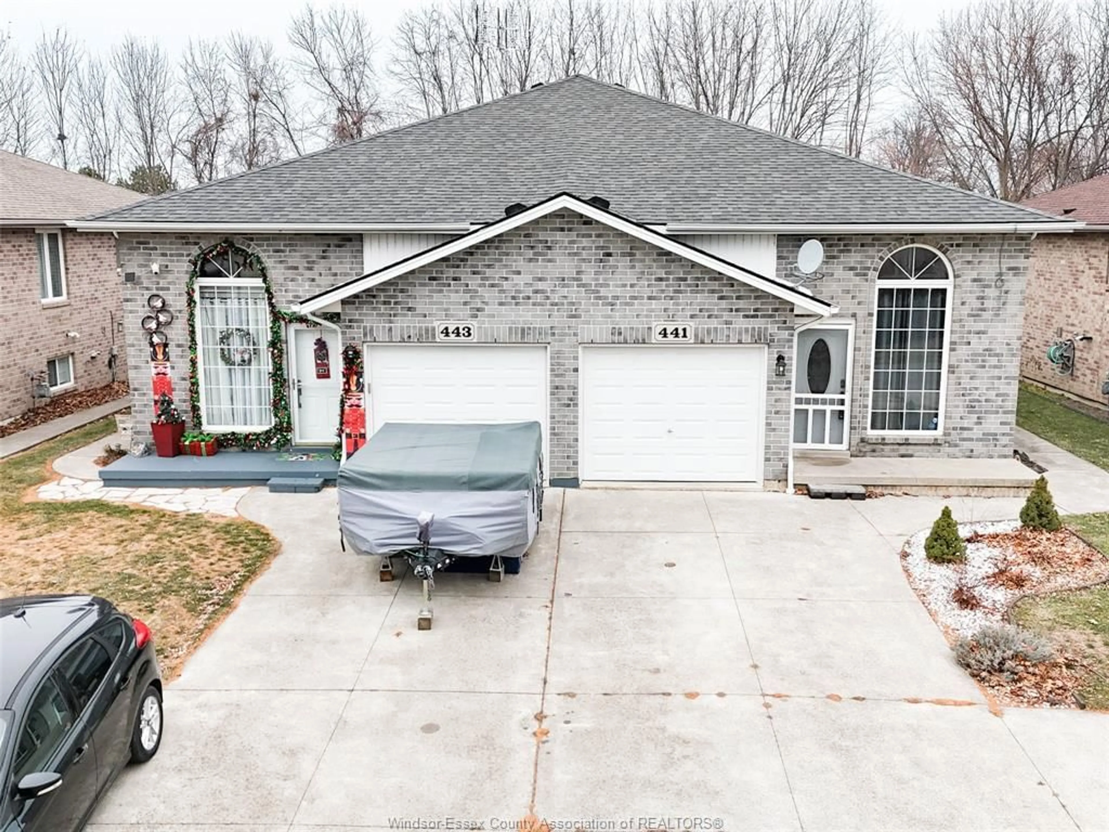 Home with brick exterior material, street for 441 RAILWAY Ave, Belle River Ontario N0R 1A0