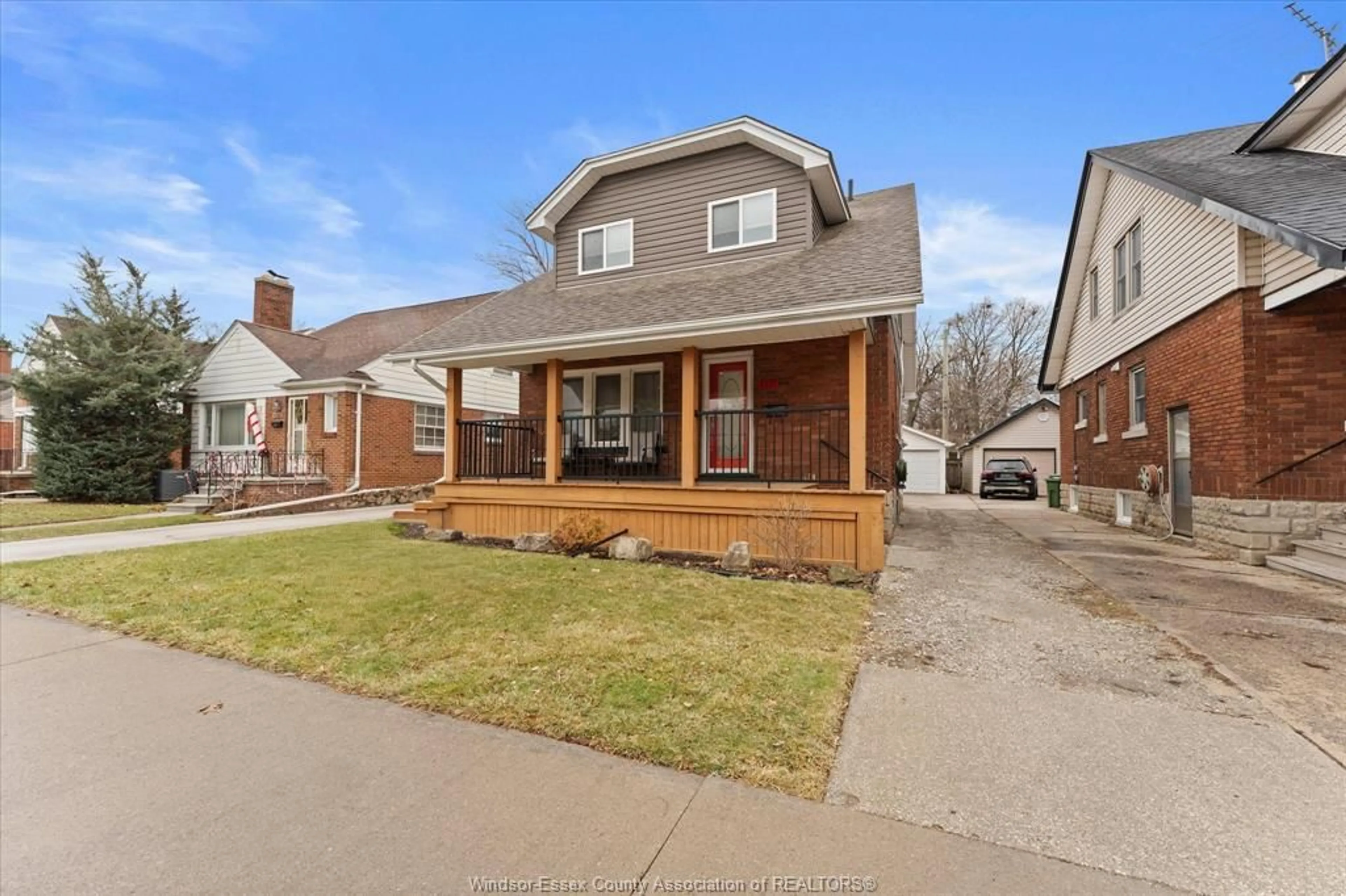 Home with brick exterior material, street for 2337 Hall, Windsor Ontario N82 2M1