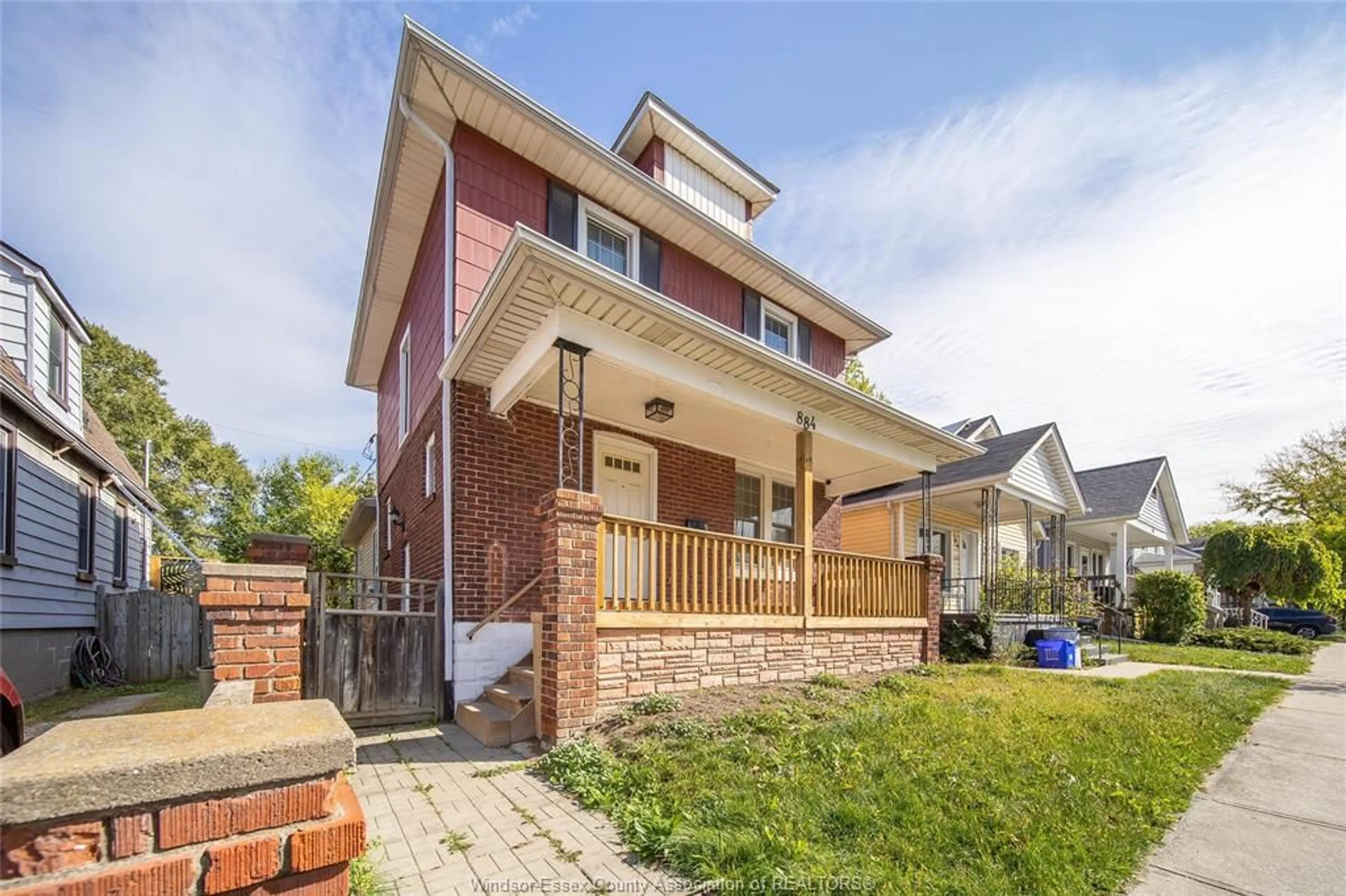 Home with brick exterior material, street for 884 JOS JANISSE Ave, Windsor Ontario N8Y 3A8