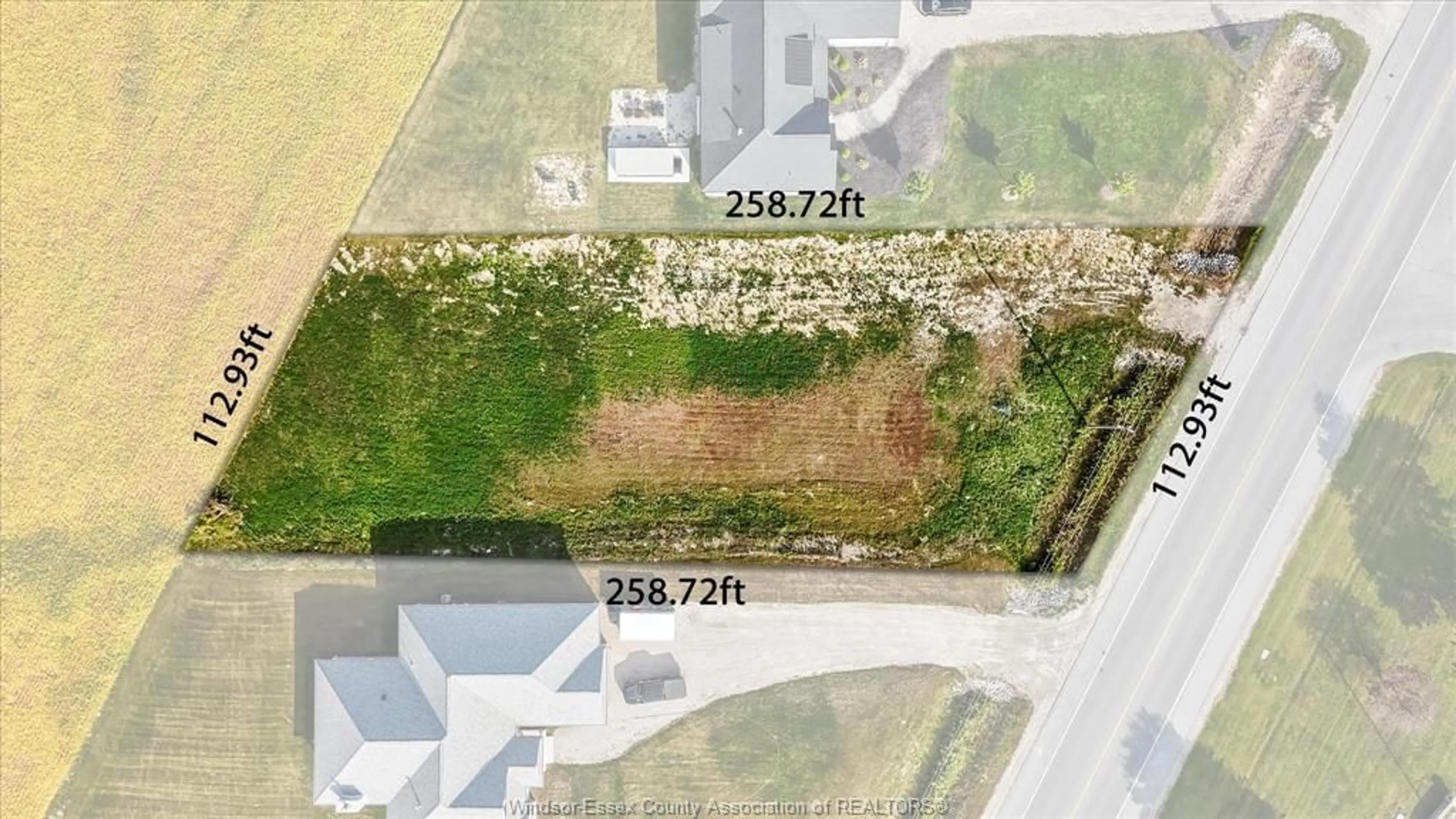 A pic from outside/outdoor area/front of a property/back of a property/a pic from drone, building for 5691 COUNTY RD 20, Amherstburg Ontario N9V 2Y8