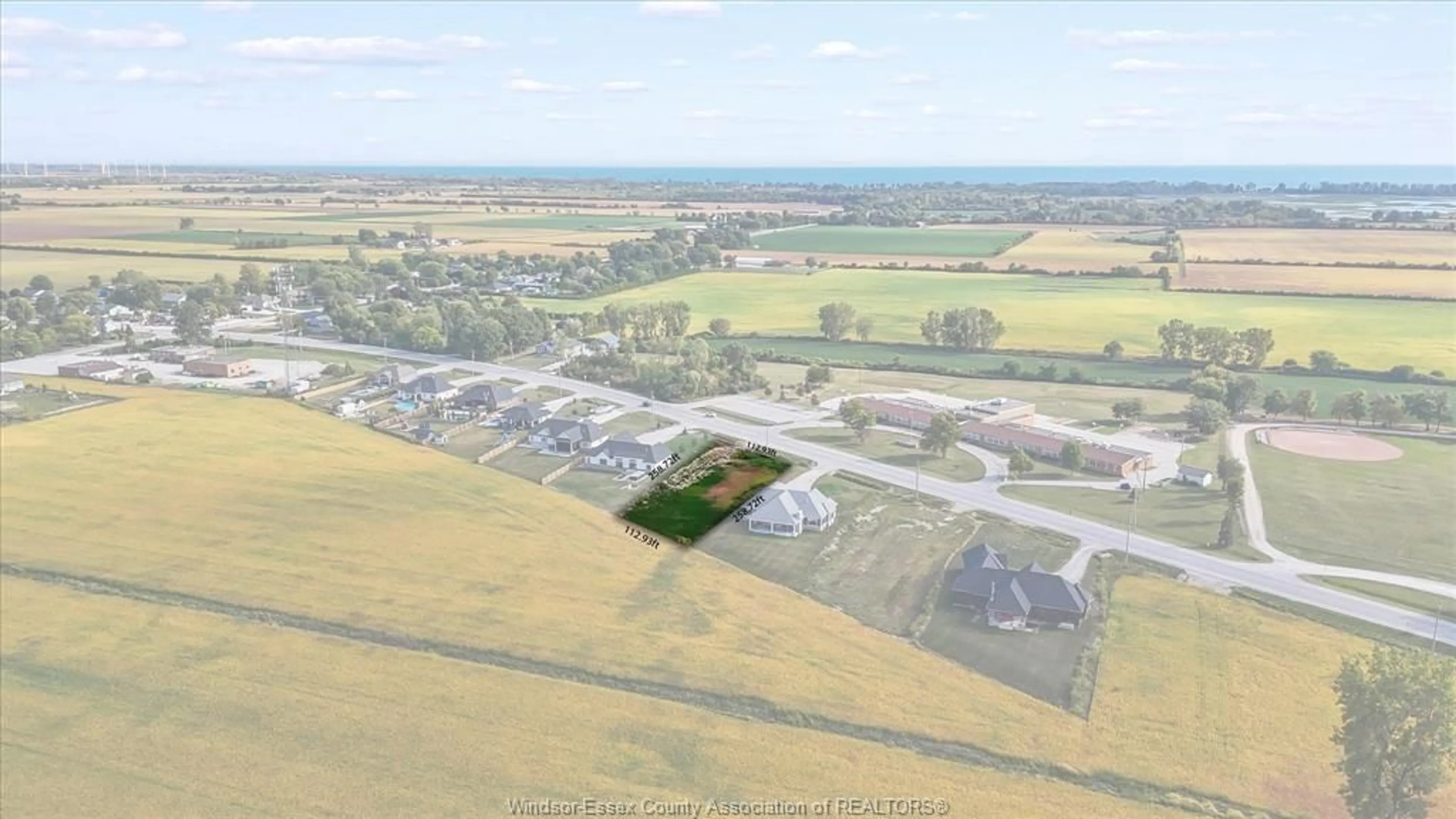 A pic from outside/outdoor area/front of a property/back of a property/a pic from drone, unknown for 5691 COUNTY RD 20, Amherstburg Ontario N9V 2Y8