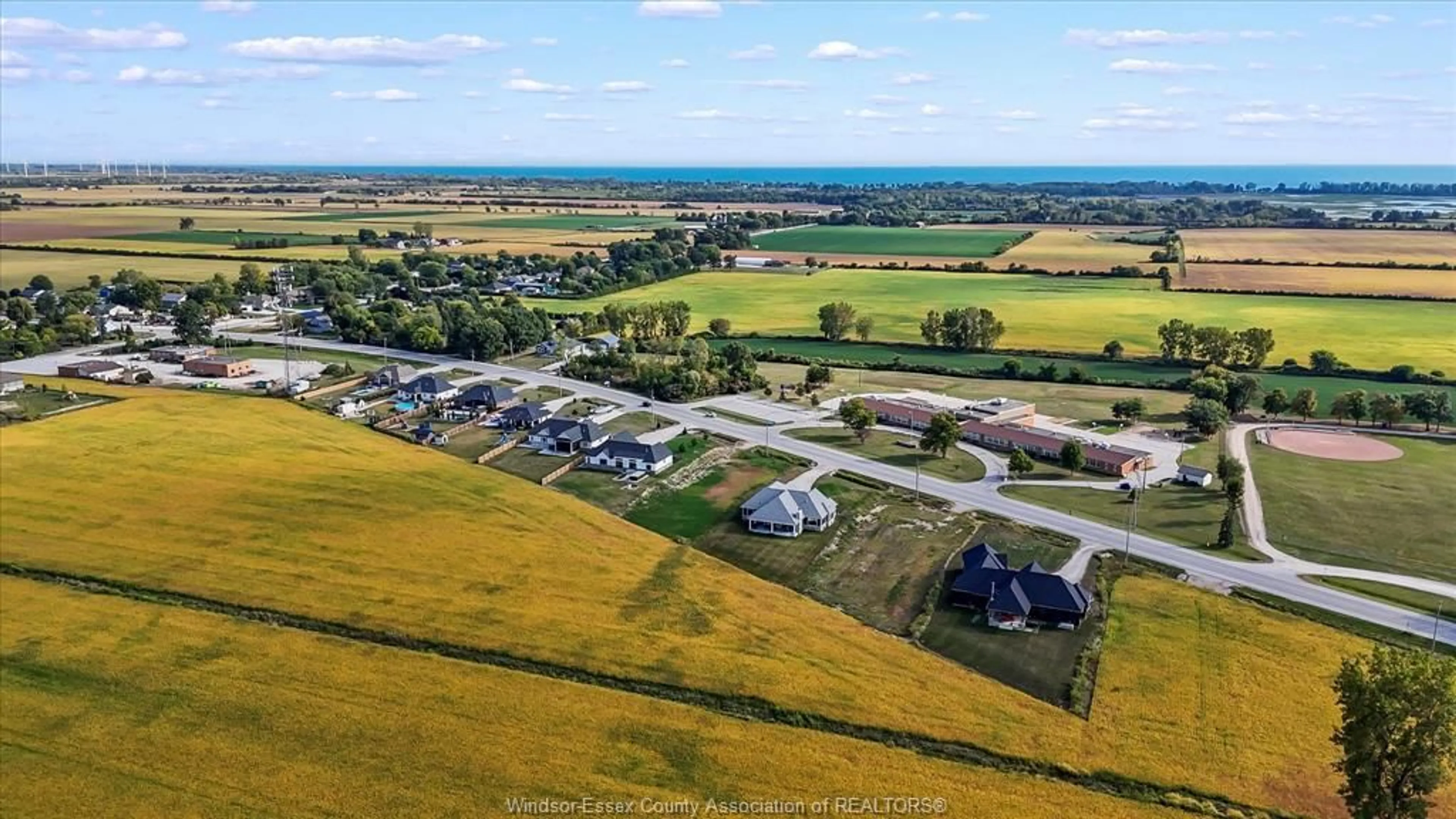 A pic from outside/outdoor area/front of a property/back of a property/a pic from drone, mountain view for 5691 COUNTY RD 20, Amherstburg Ontario N9V 2Y8