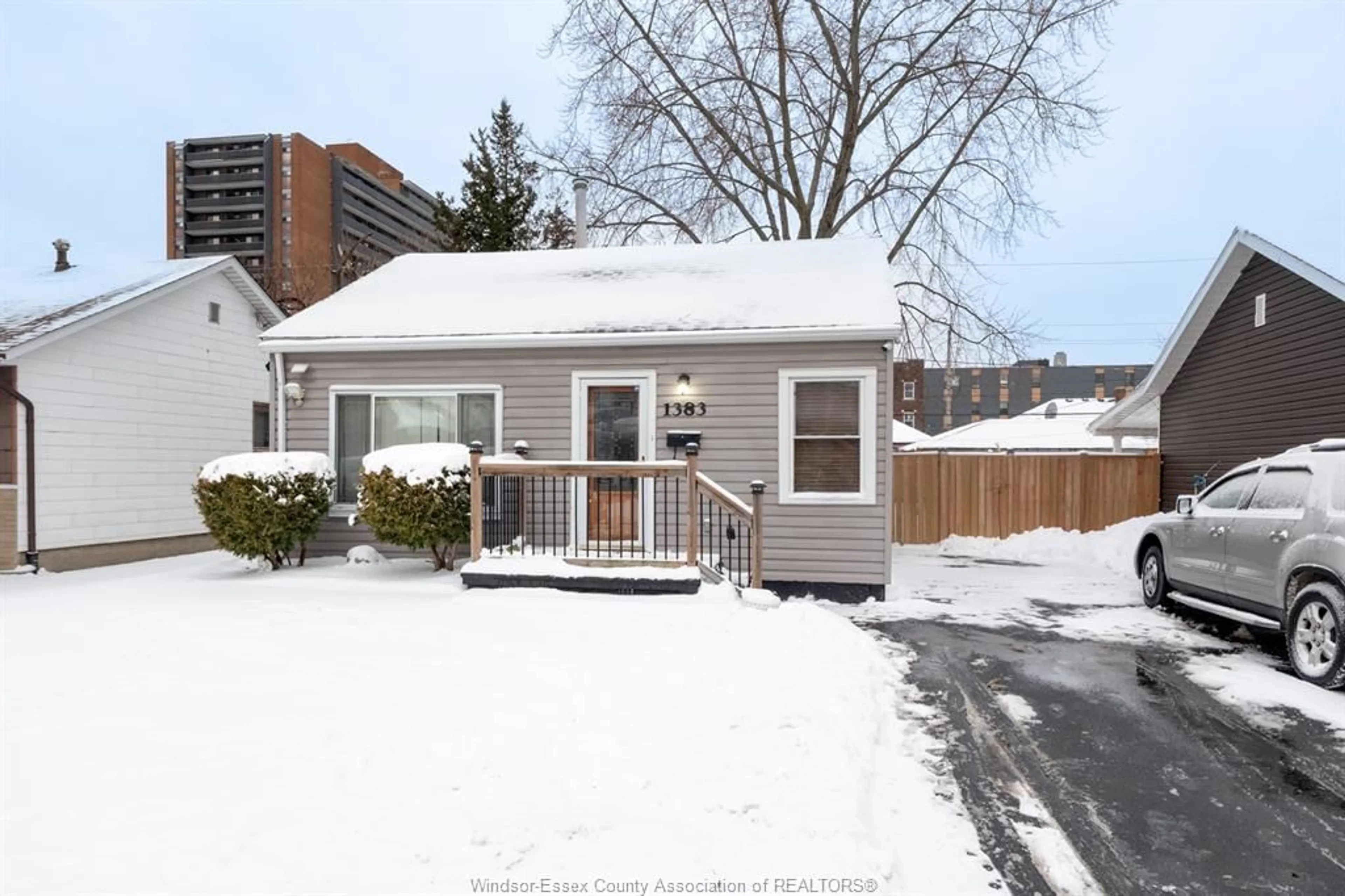 Home with vinyl exterior material, street for 1383 GOYEAU, Windsor Ontario N8X 3K9