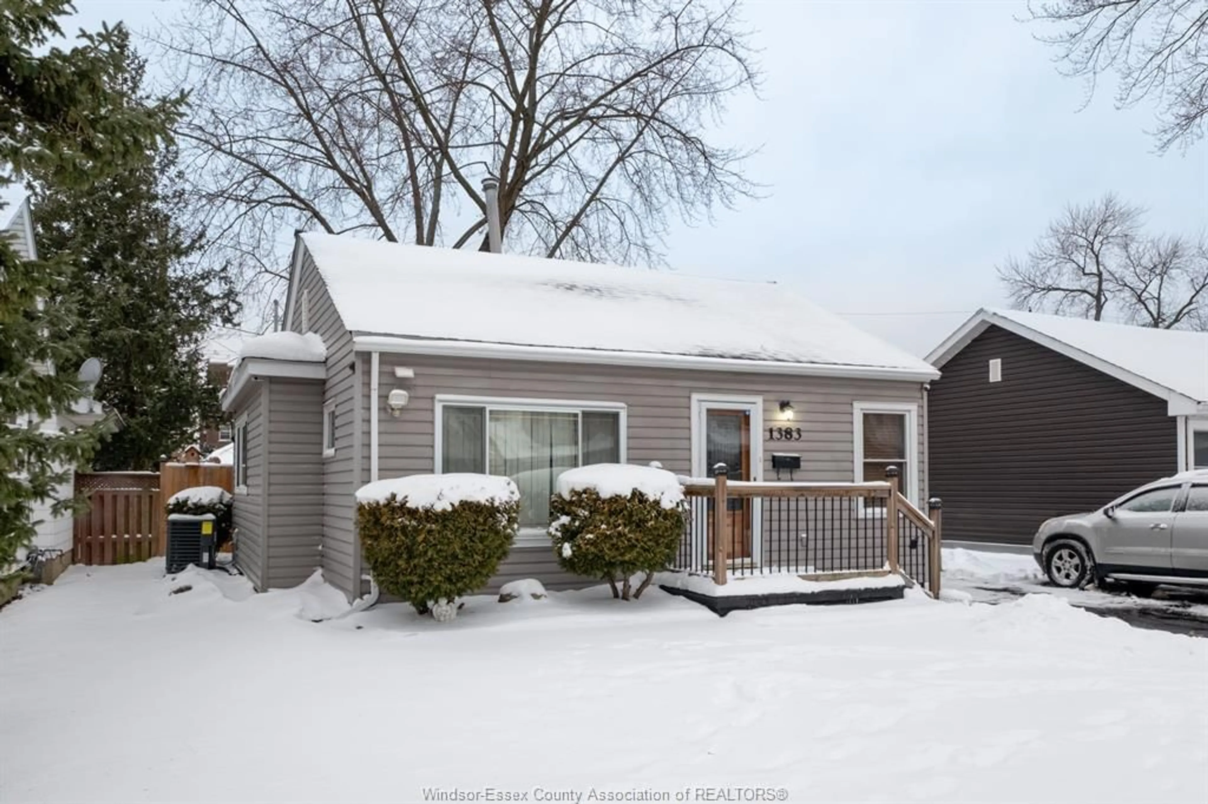 Home with vinyl exterior material, street for 1383 GOYEAU, Windsor Ontario N8X 3K9