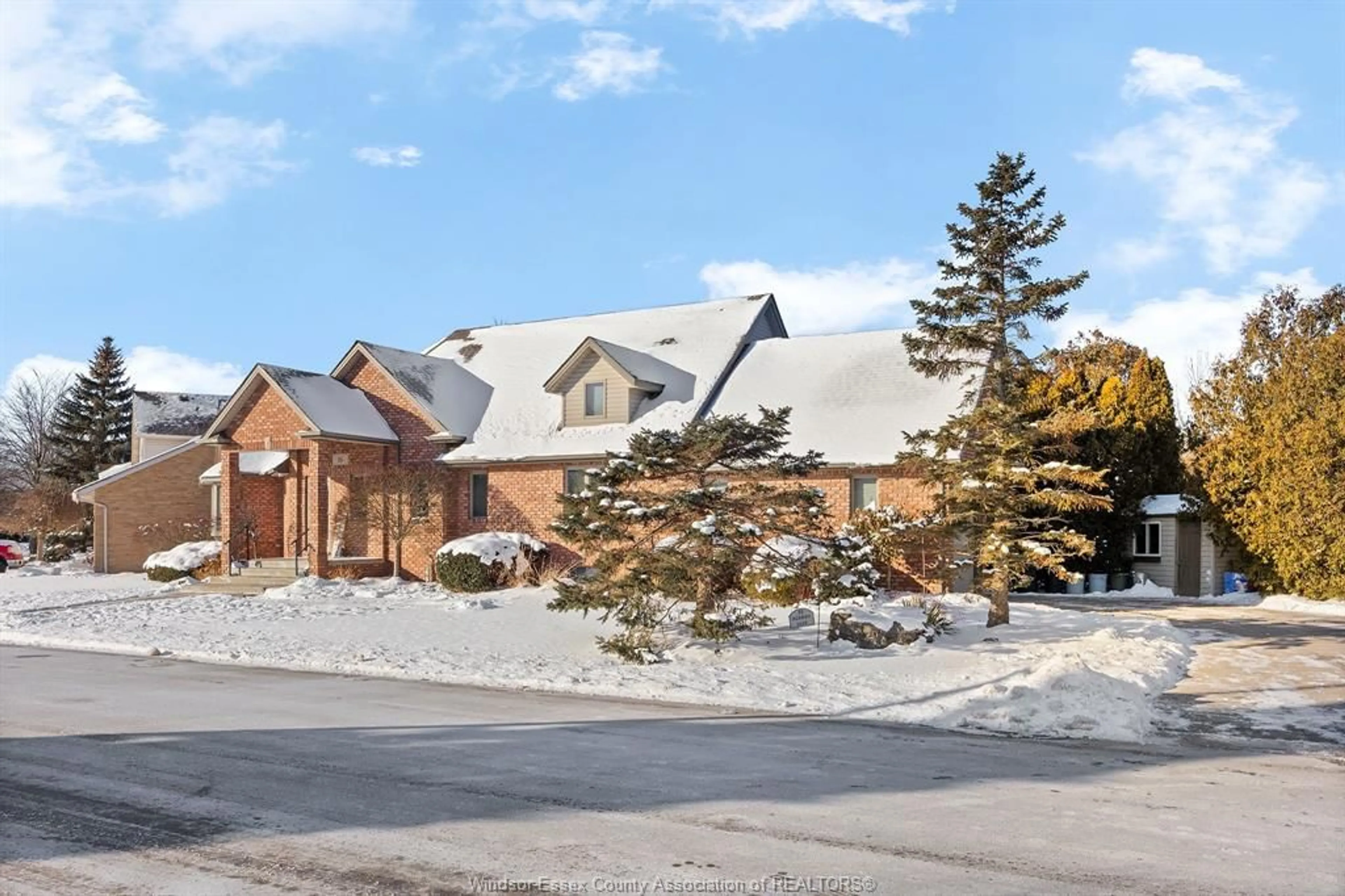 Home with brick exterior material, street for 16 MEADOW Lane, Essex Ontario N8M 3C5