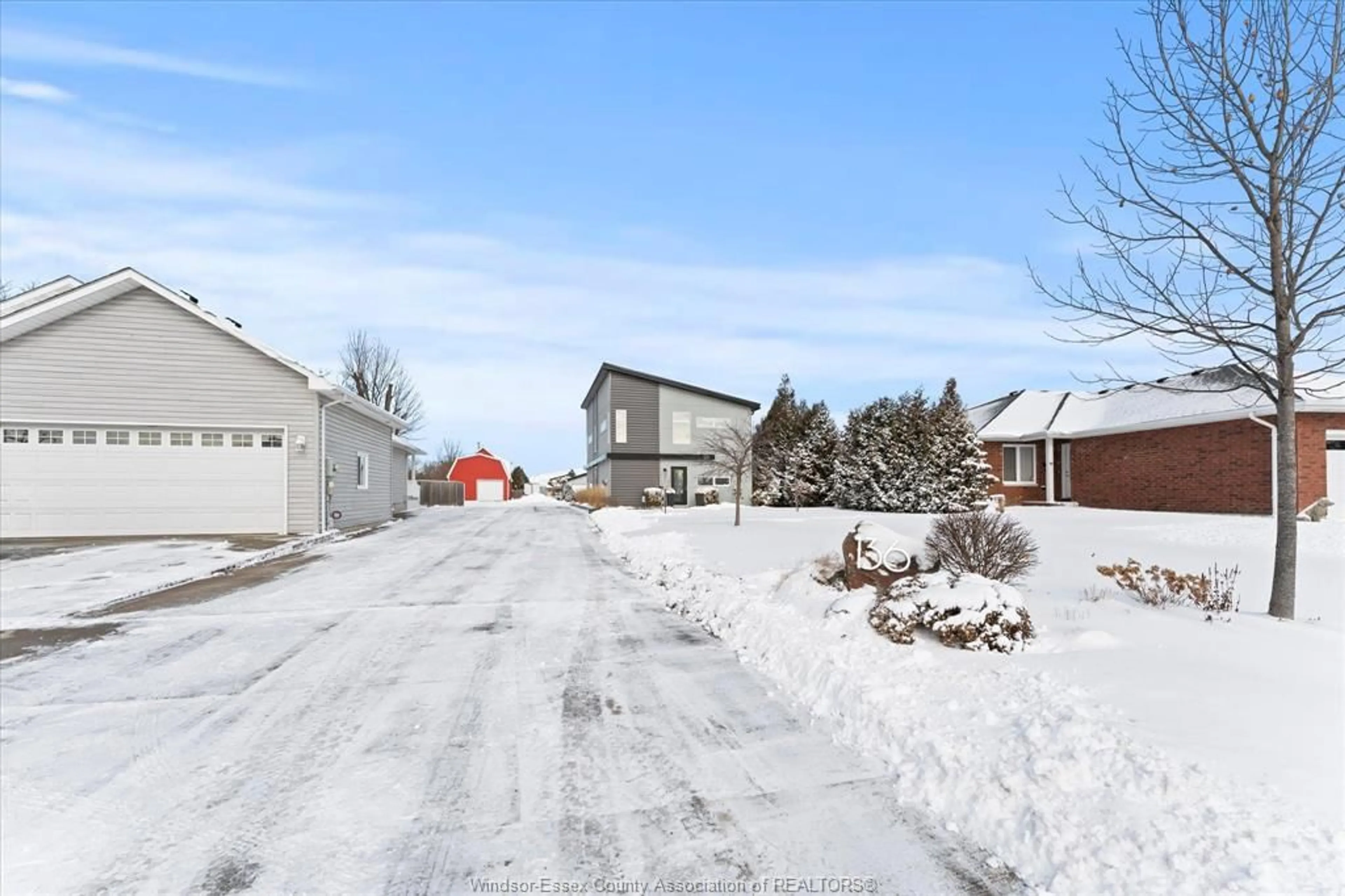 A pic from outside/outdoor area/front of a property/back of a property/a pic from drone, street for 136 LOWES Sideroad, Amherstburg Ontario N9V 1S2