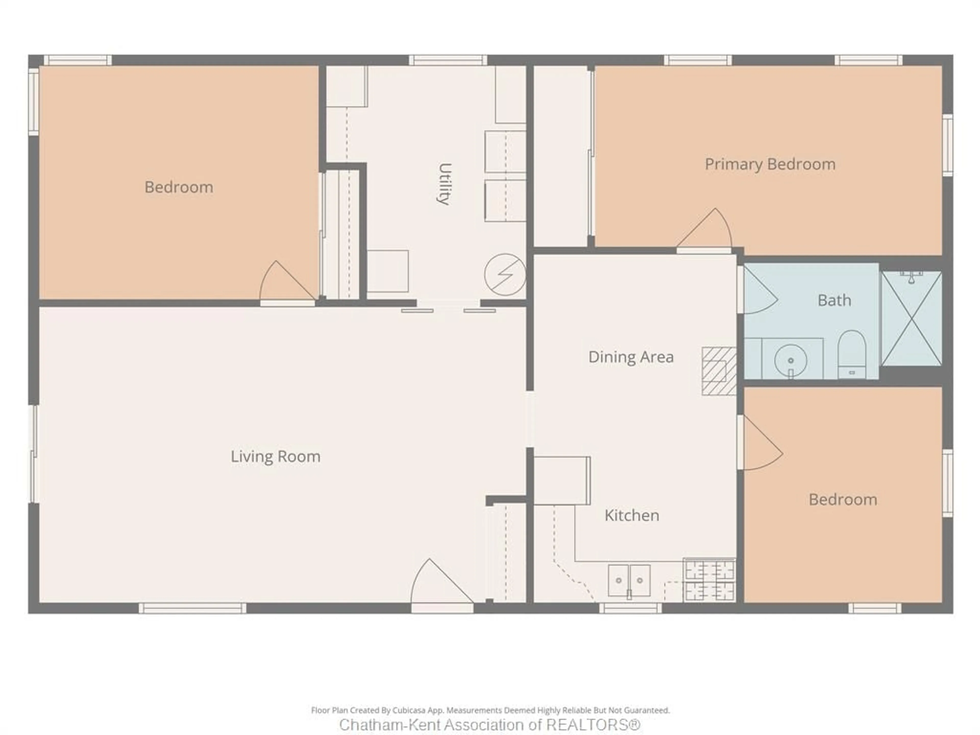 Floor plan for 129 Parr St, Blenheim Ontario N0P 1A0